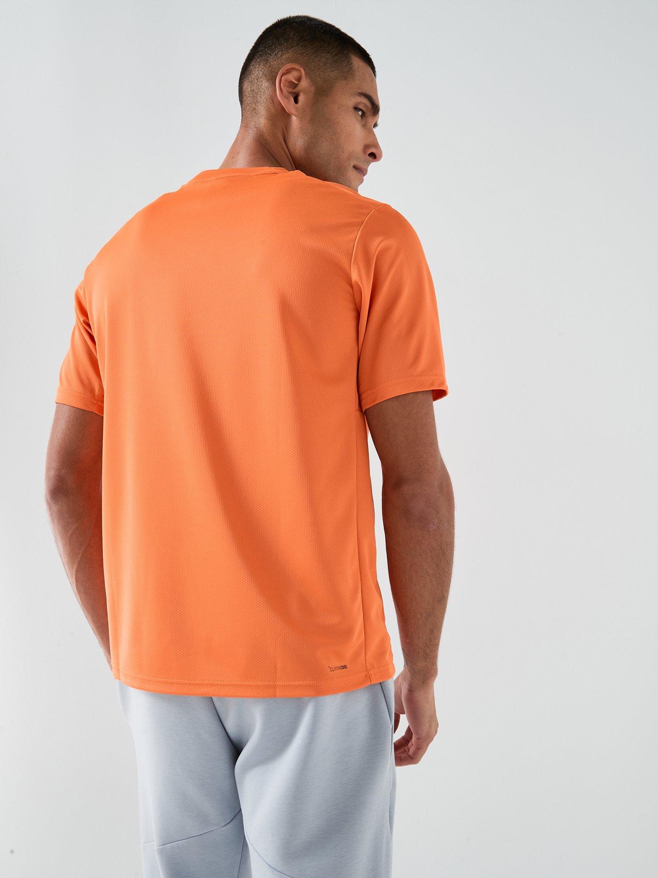 Image 2 of 6 of adidas Mens Training Workout Essentials T-Shirt - Orange