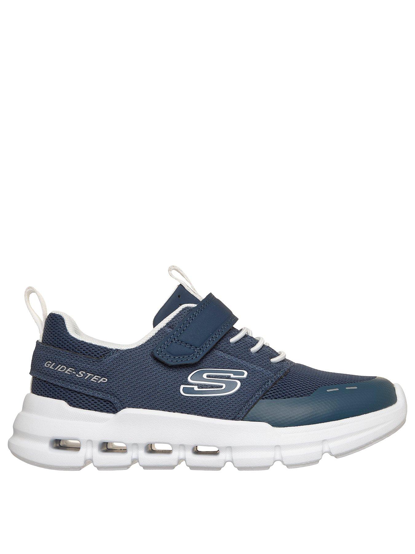 Image 2 of 6 of Skechers Kids Glide-step Flow Trainer - Navy