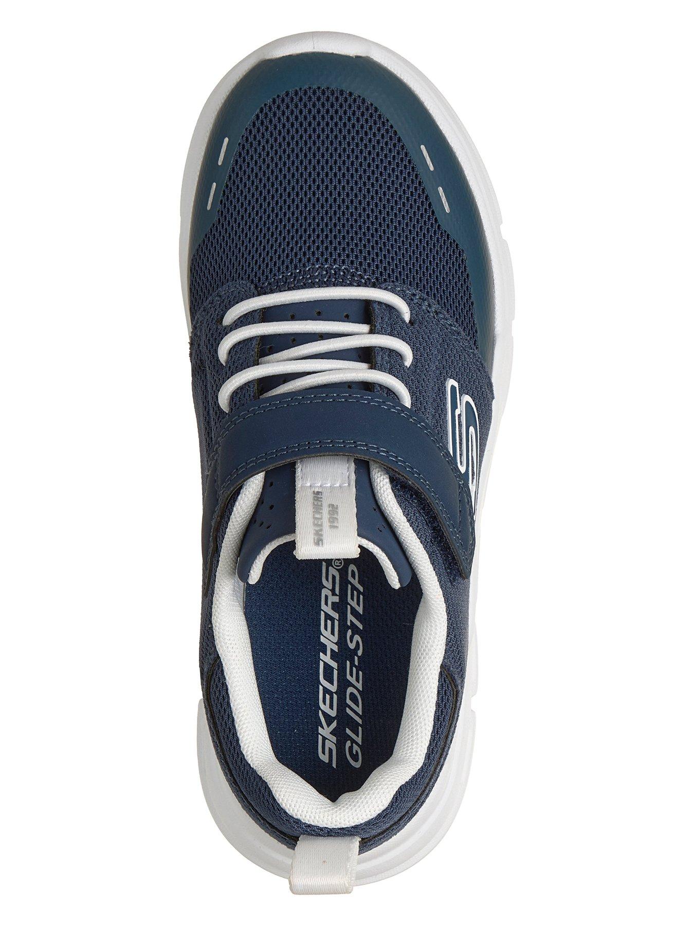 Image 3 of 6 of Skechers Kids Glide-step Flow Trainer - Navy