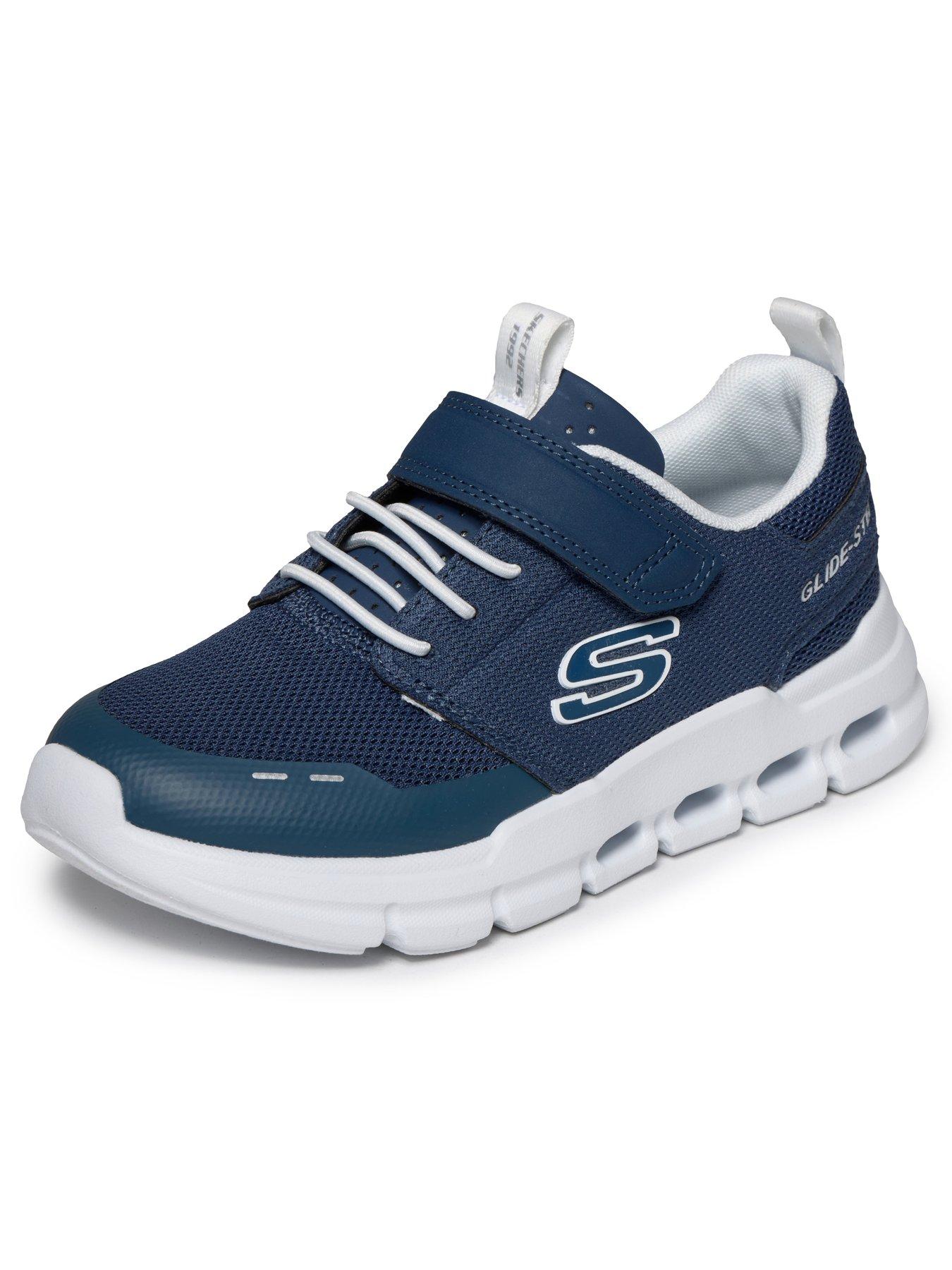 Image 6 of 6 of Skechers Kids Glide-step Flow Trainer - Navy