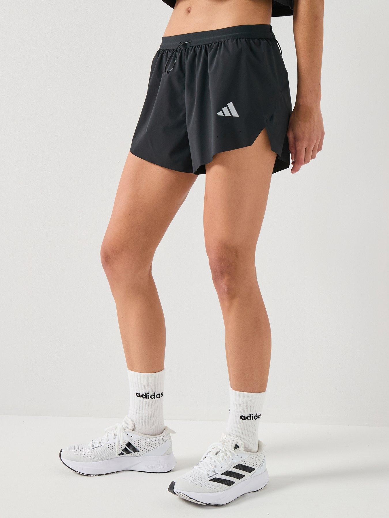 adidas Womens Running Adi365 Climacool 5-Inch Shorts, Black, Size M, Women