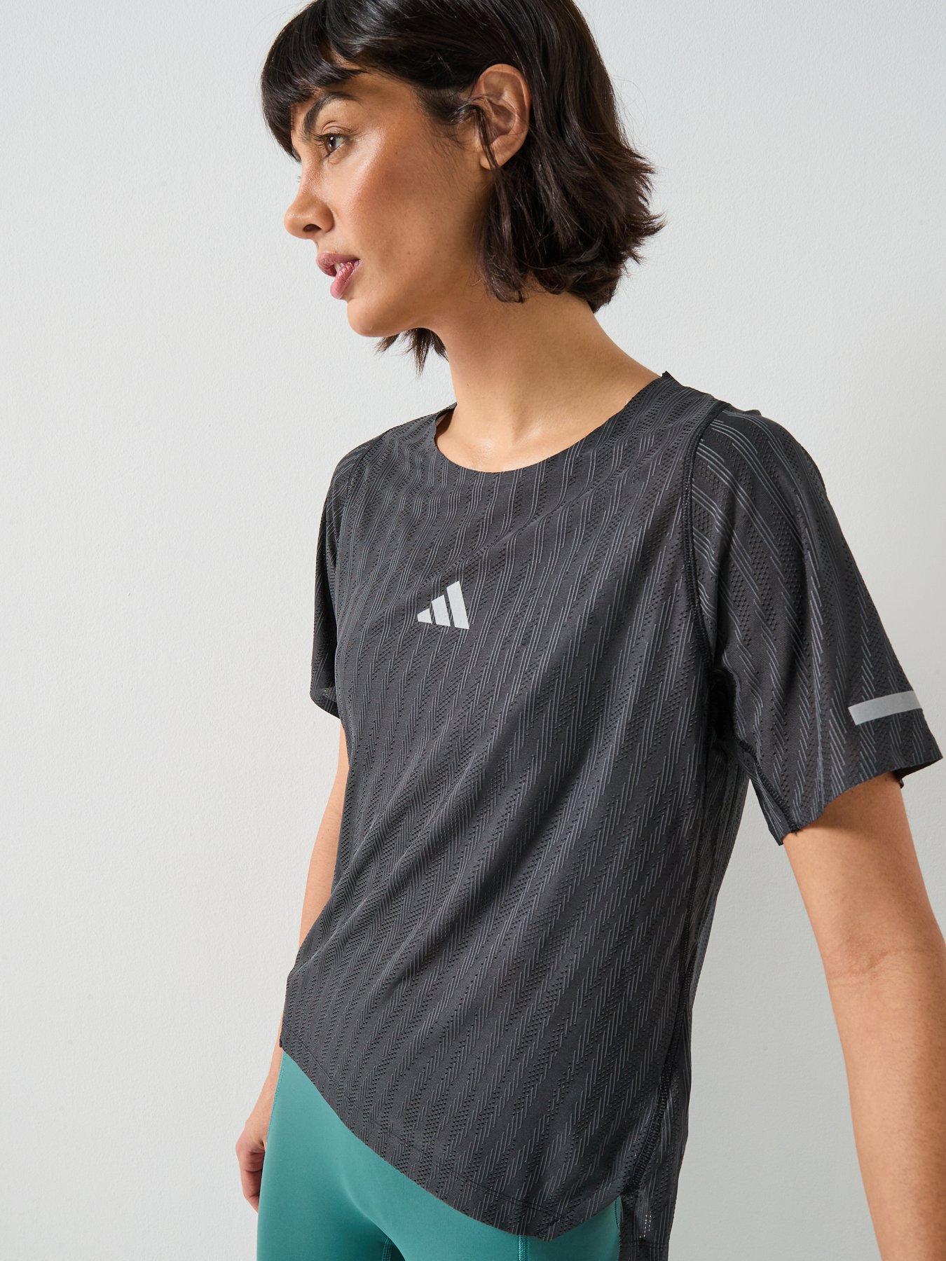 adidas Womens Running Adi365 Climacool T-Shirt - Black