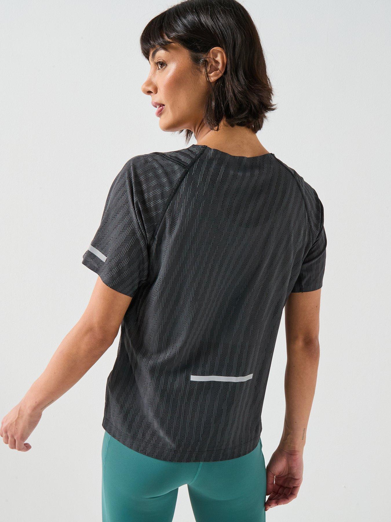Image 2 of 6 of adidas Womens Running Adi365 Climacool T-Shirt - Black