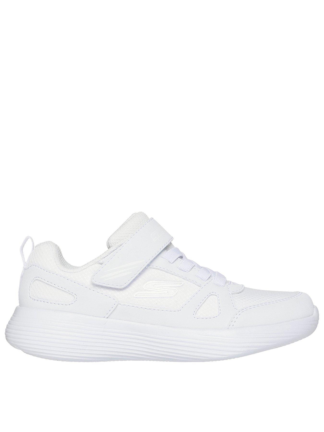 Skechers Kids Gore And Strap Sparkle Mesh Sneaker W/ Satin Overlays