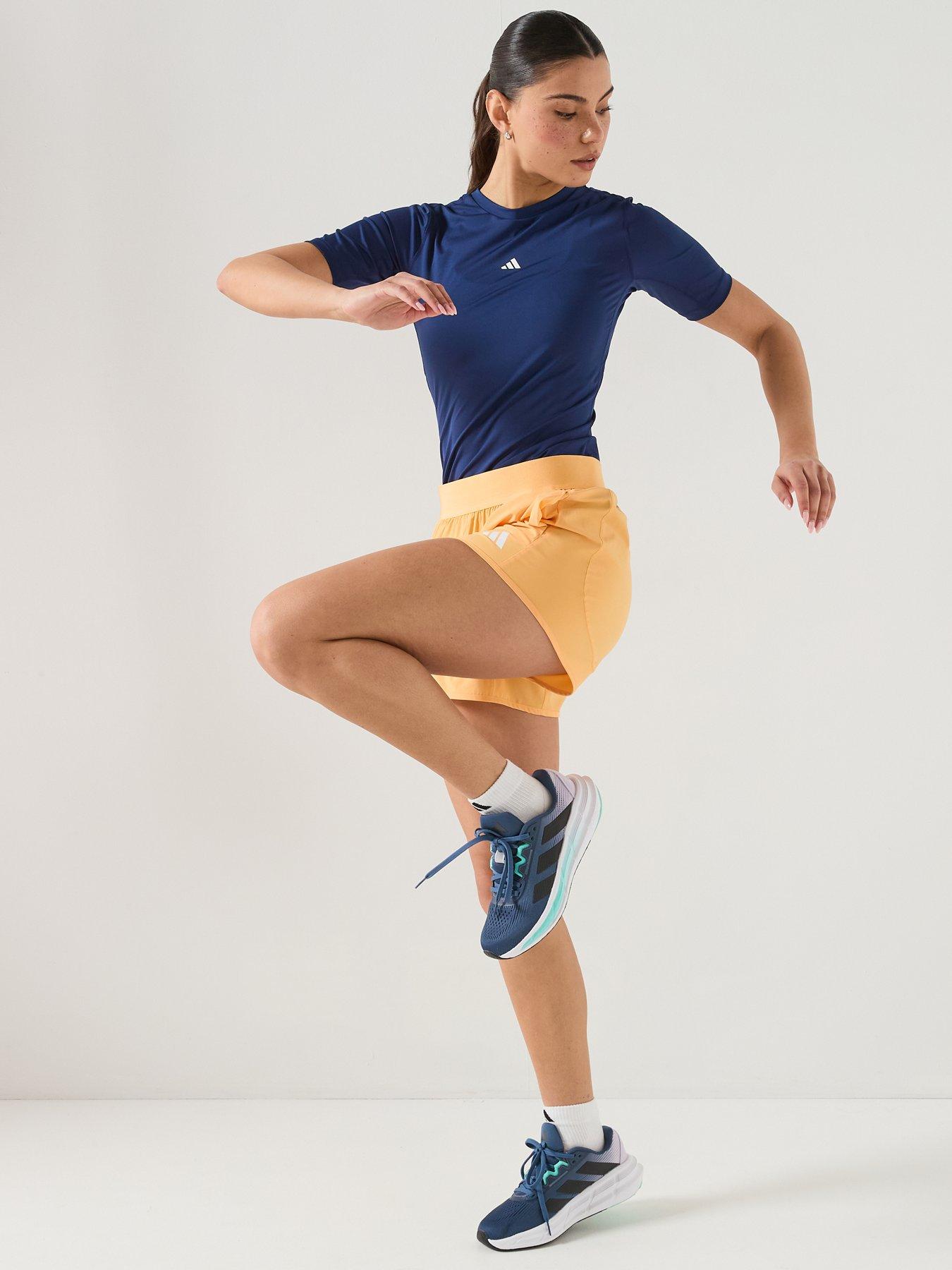 Image 3 of 6 of adidas Womens Training Techfit T-Shirt - Blue