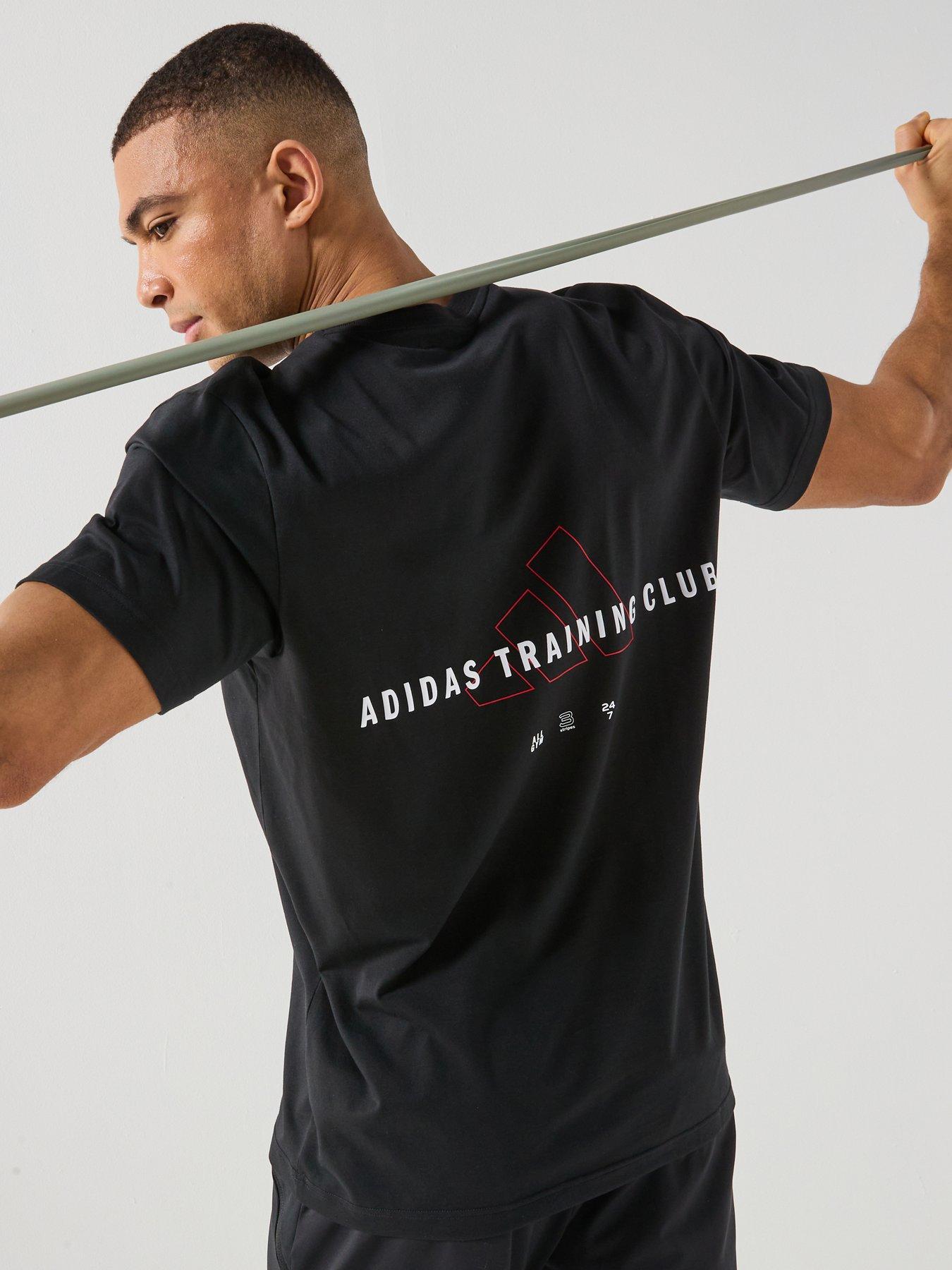 Adidas Mens Training Graphics T-Shirt - Black
