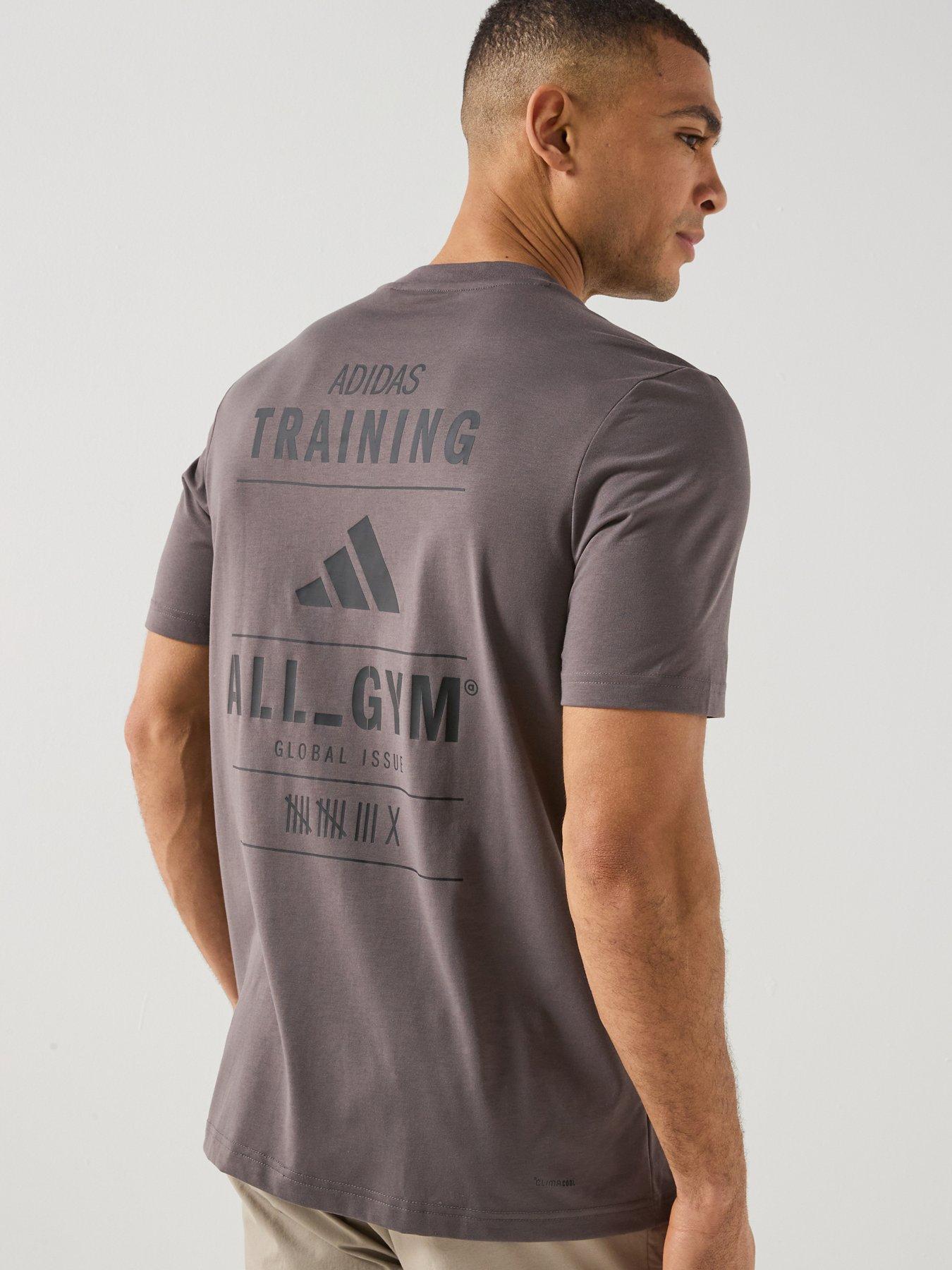 Adidas Mens Training Graphics T-Shirt - Grey