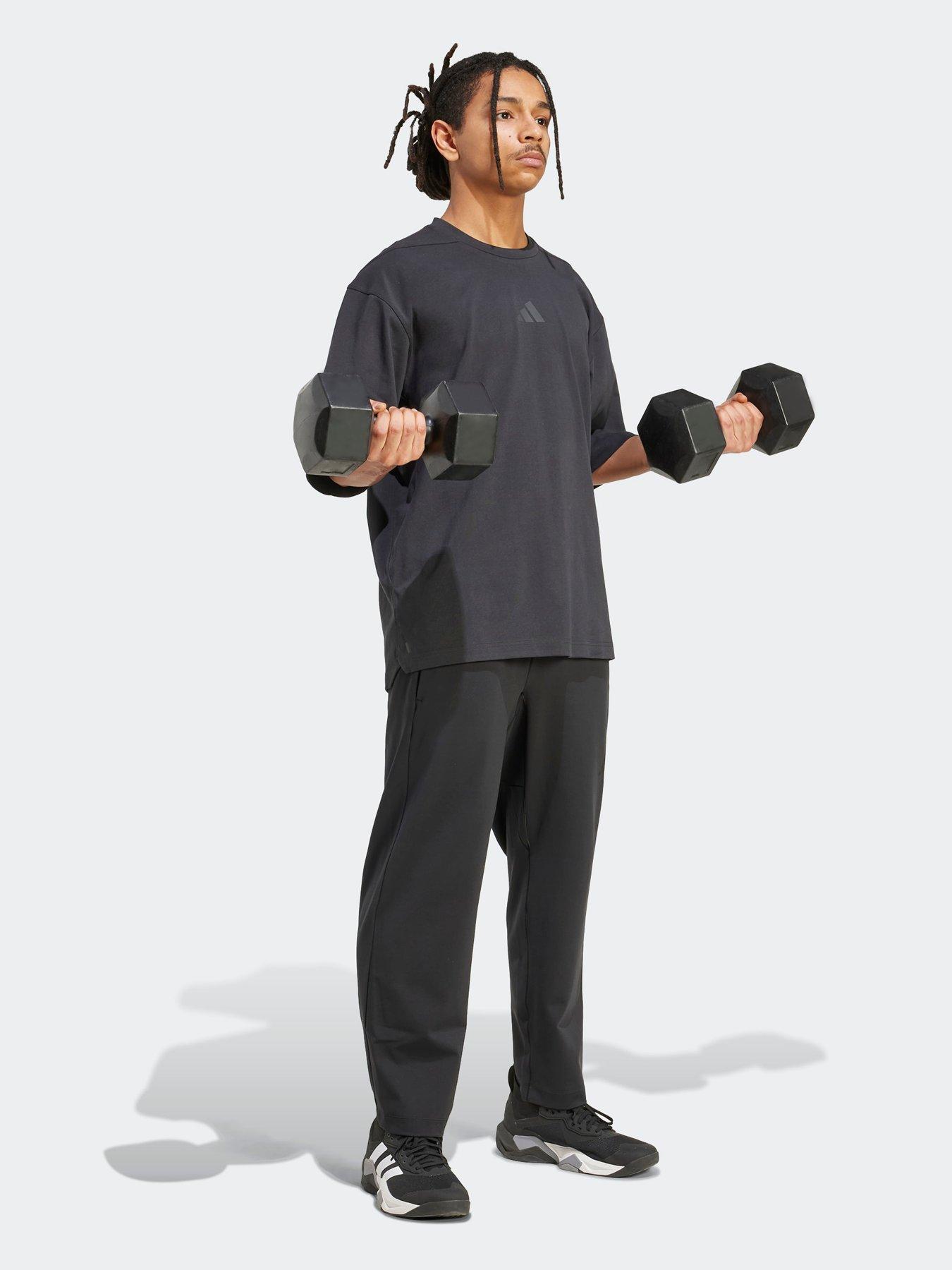 Image 3 of 6 of adidas Mens Training Power T-Shirt - Black