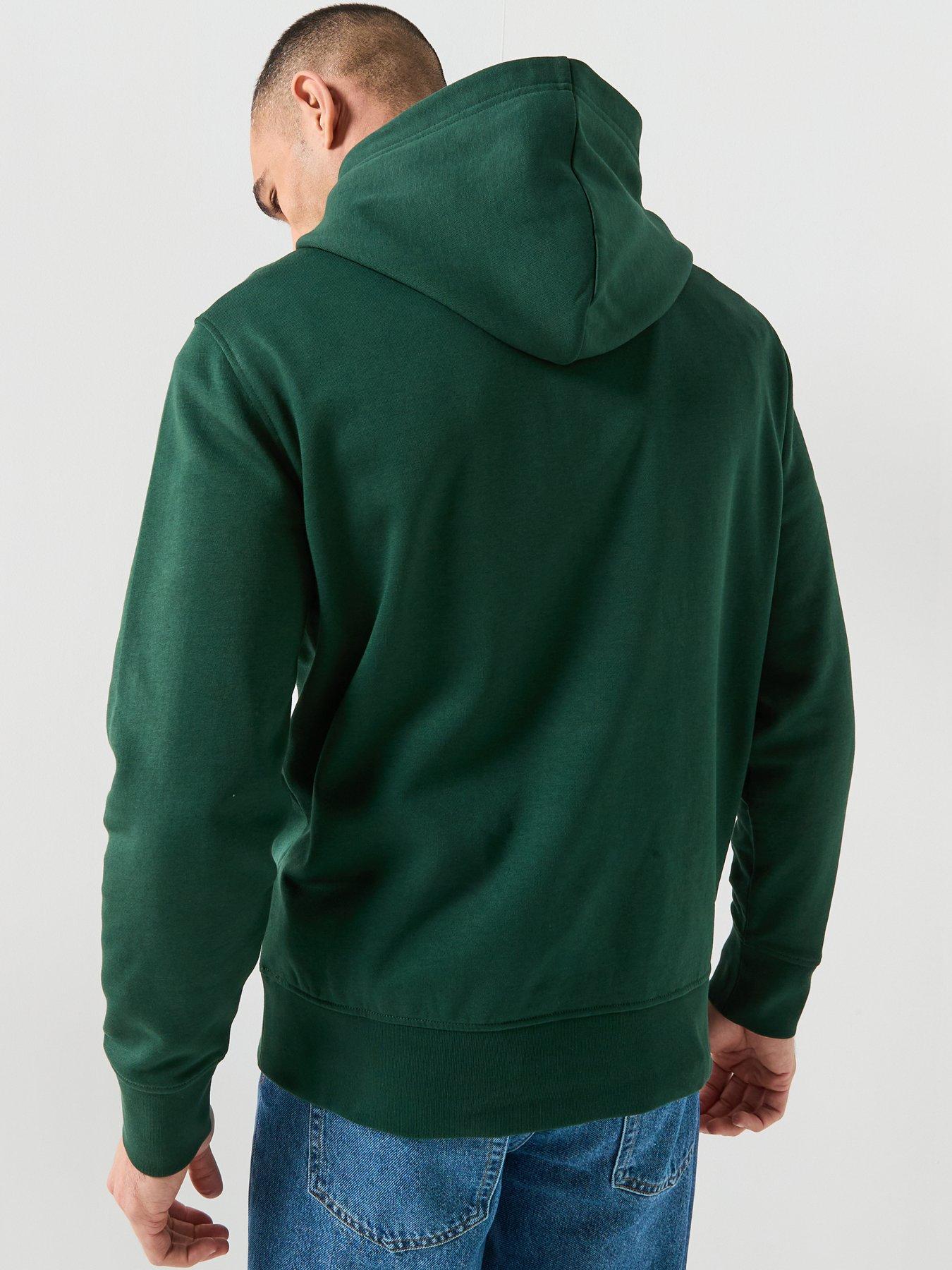Image 2 of 5 of GANT Graphic Hoodie - Dark Green