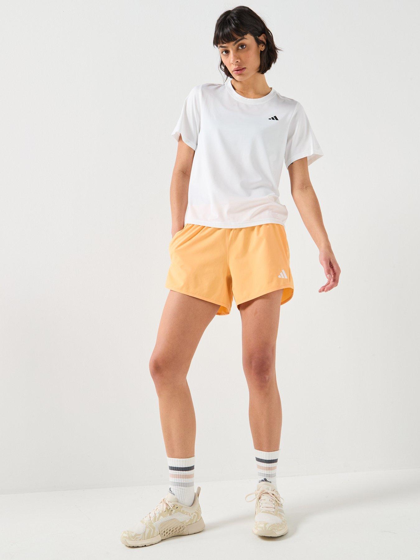 Image 3 of 5 of adidas Womens Training Workout Essentials T-Shirt - White