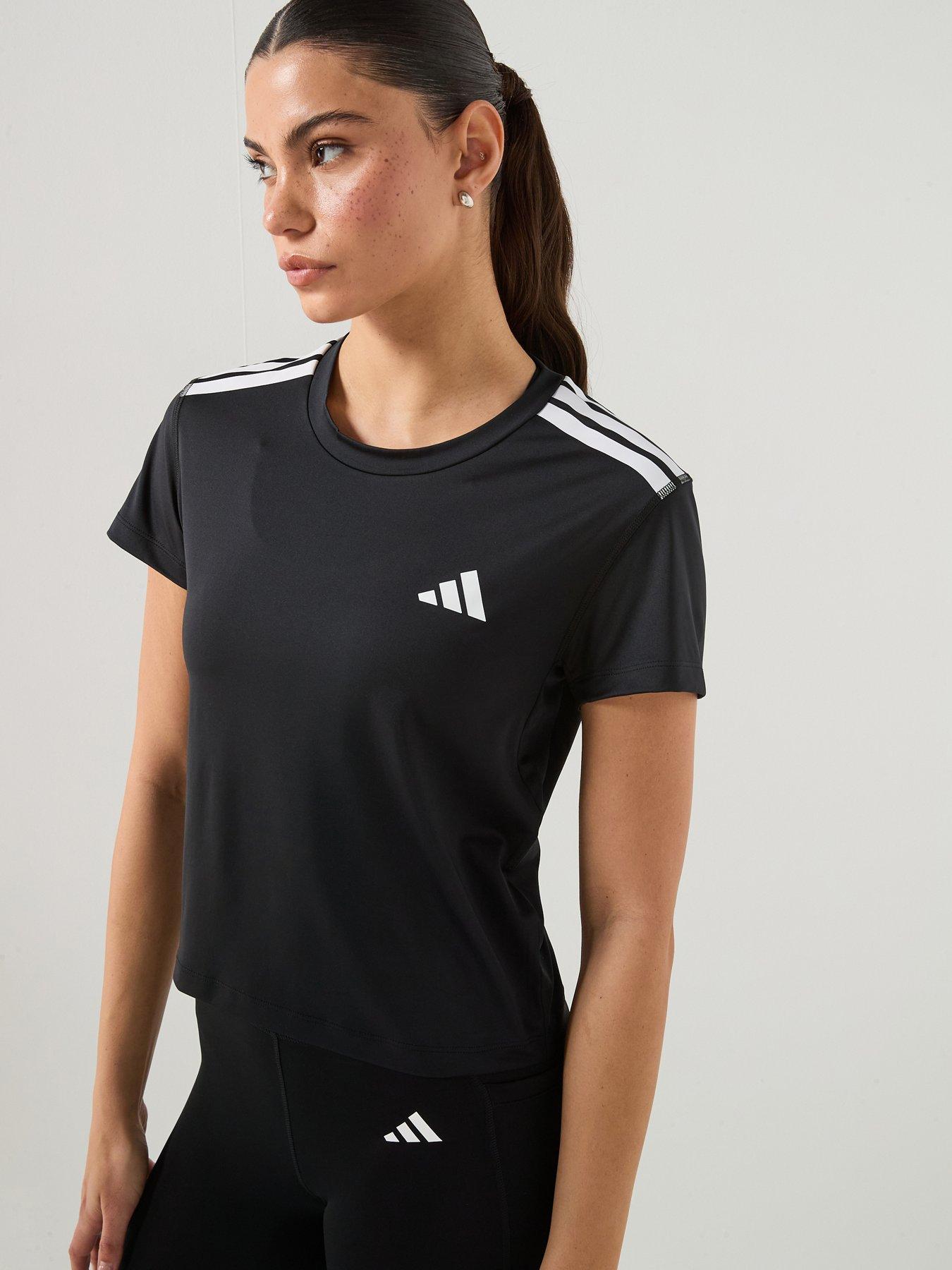 adidas Womens Training Hyperglam T-Shirt - Black
