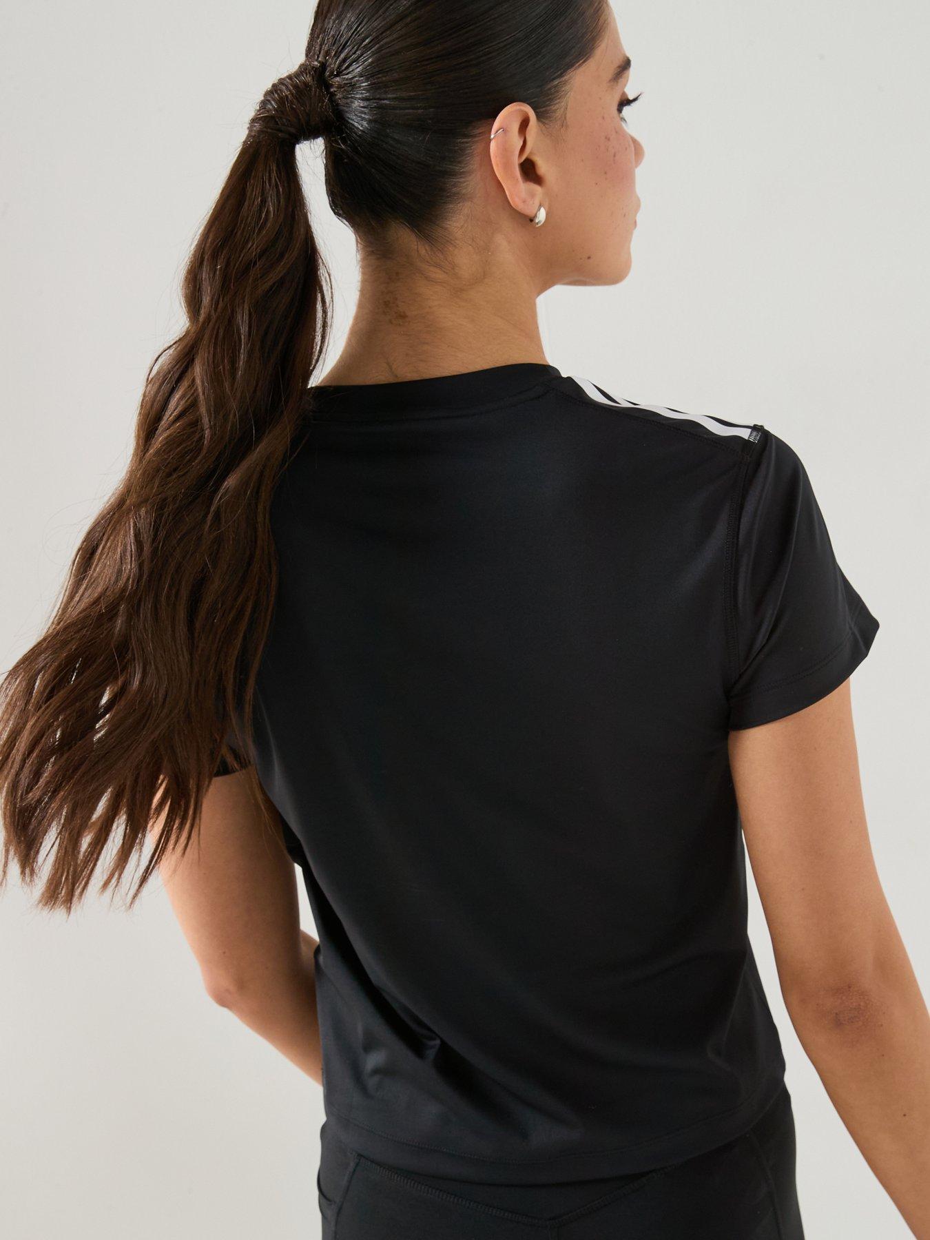 Image 6 of 6 of adidas Womens Training Hyperglam T-Shirt - Black