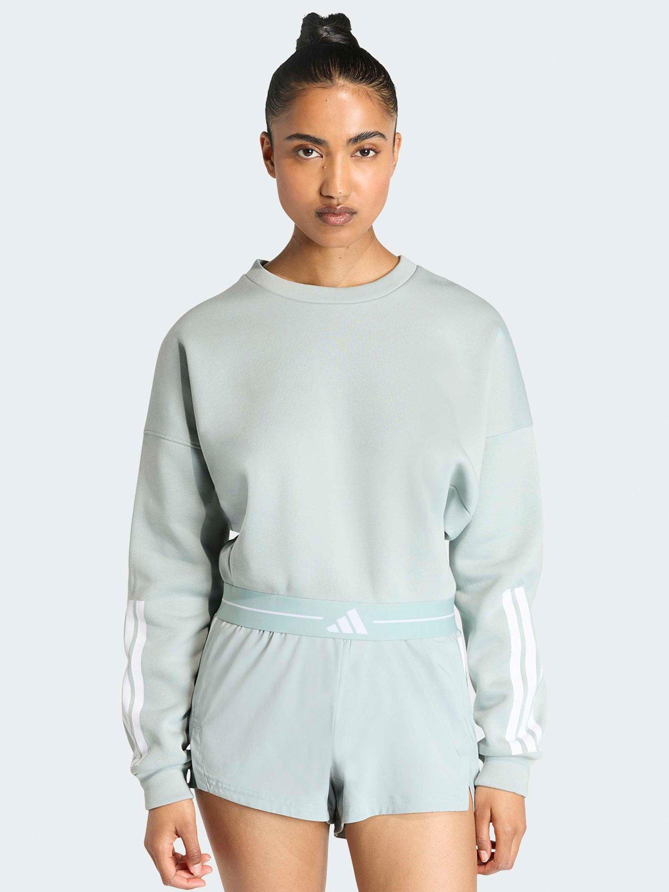 adidas Womens Training Hyperglam Sweatshirt - Green