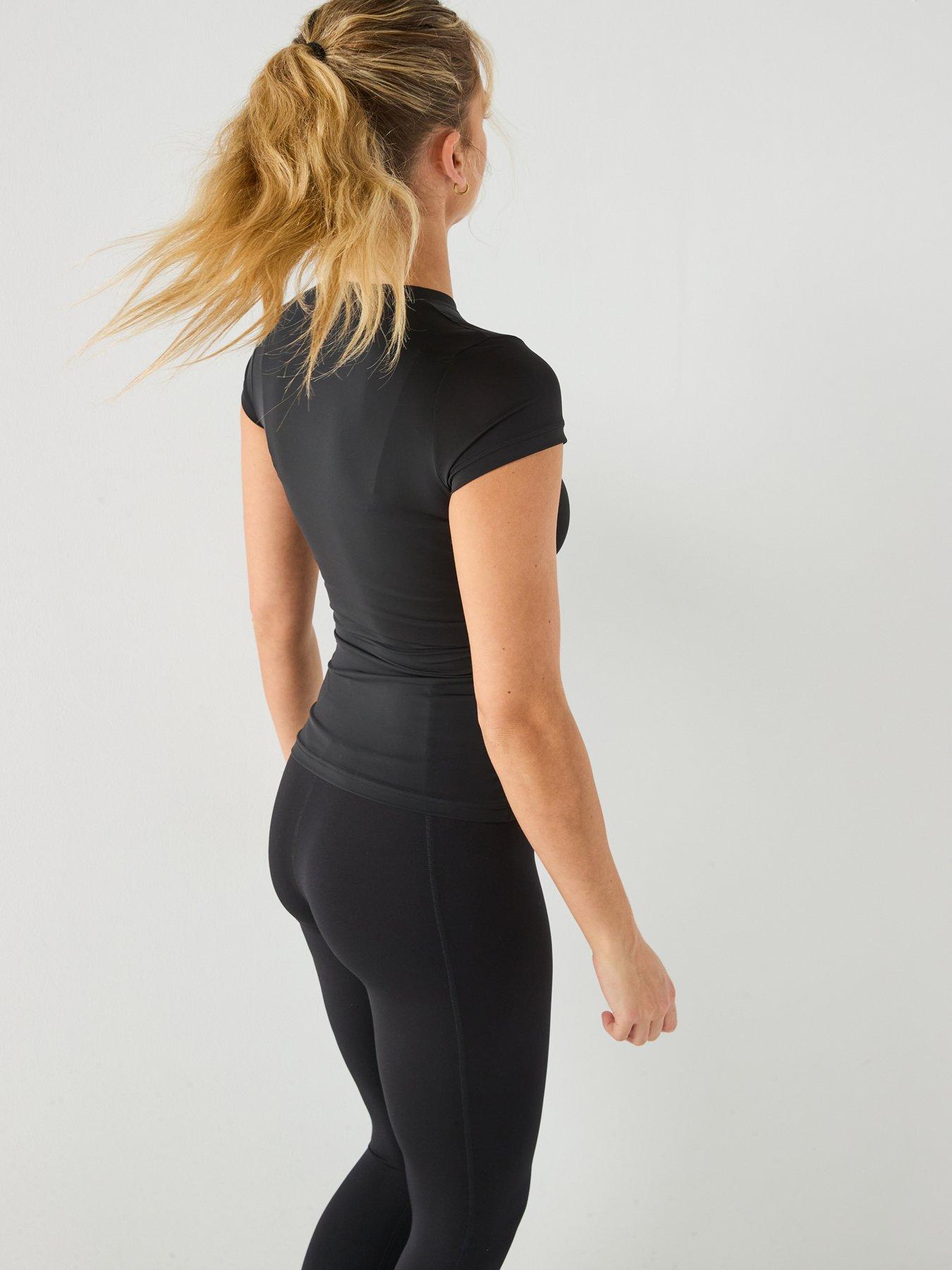 Image 6 of 6 of adidas Womens Training Workout Essentials Plus T-Shirt - Black