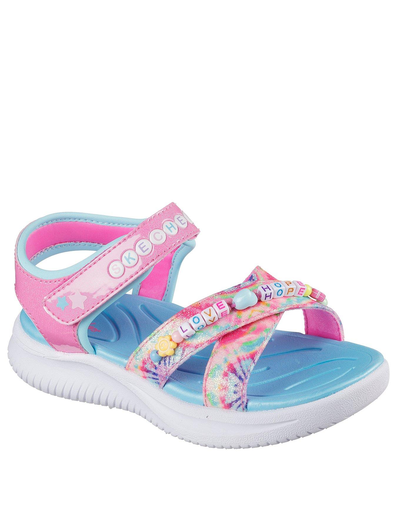 Image 2 of 5 of Skechers Kids Jumpsters Sandal - Tie Dye Bffs