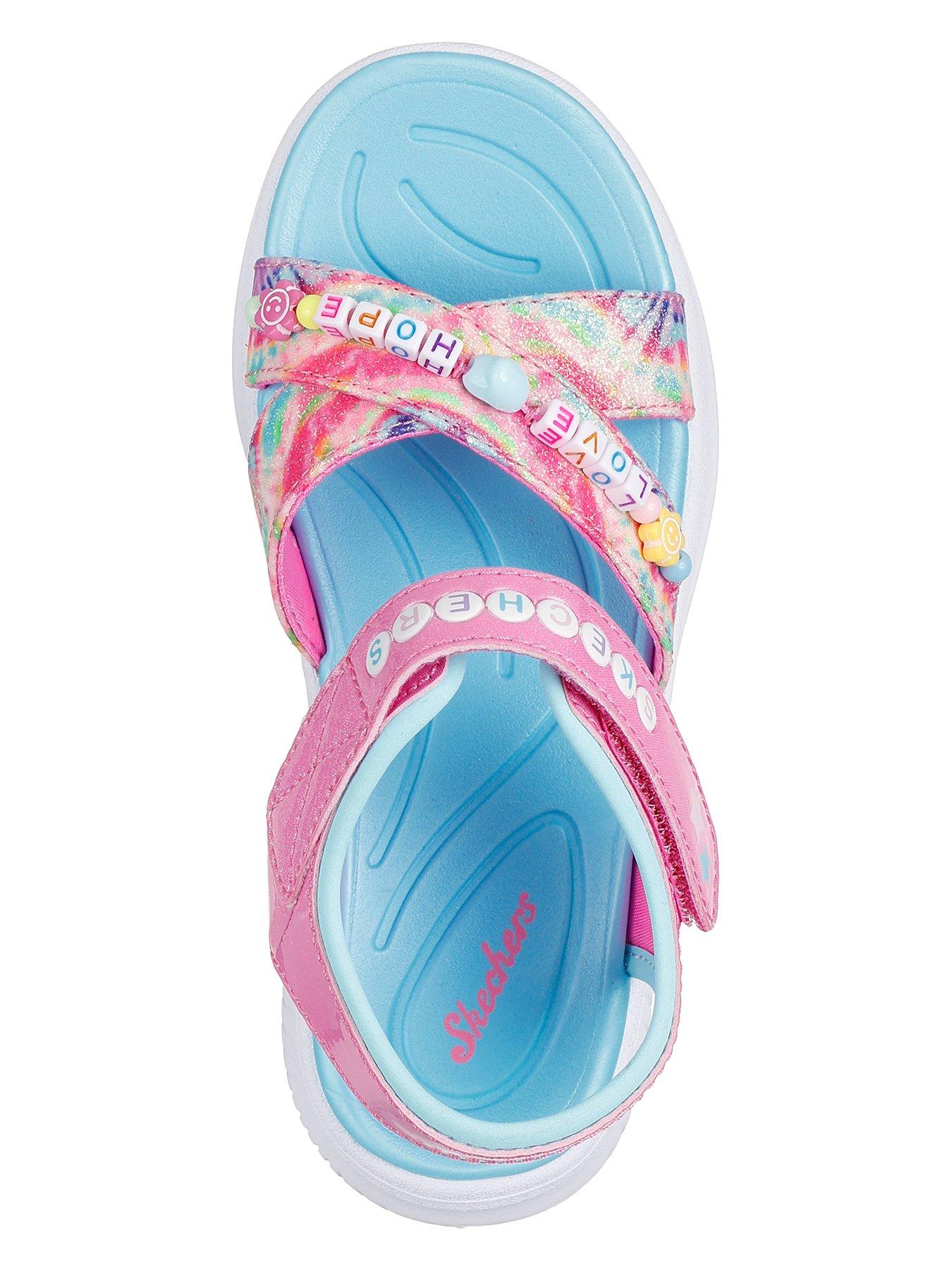 Image 3 of 5 of Skechers Kids Jumpsters Sandal - Tie Dye Bffs