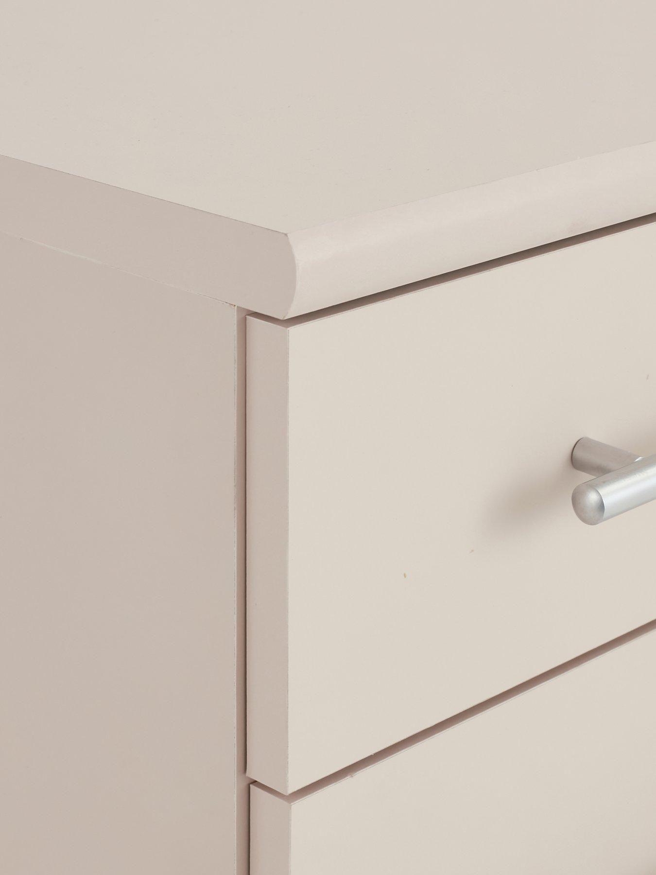 Image 7 of 7 of The Very Collection Prague Graduated Bedside Cabinet - Oatmeal - FSC&reg; Certified