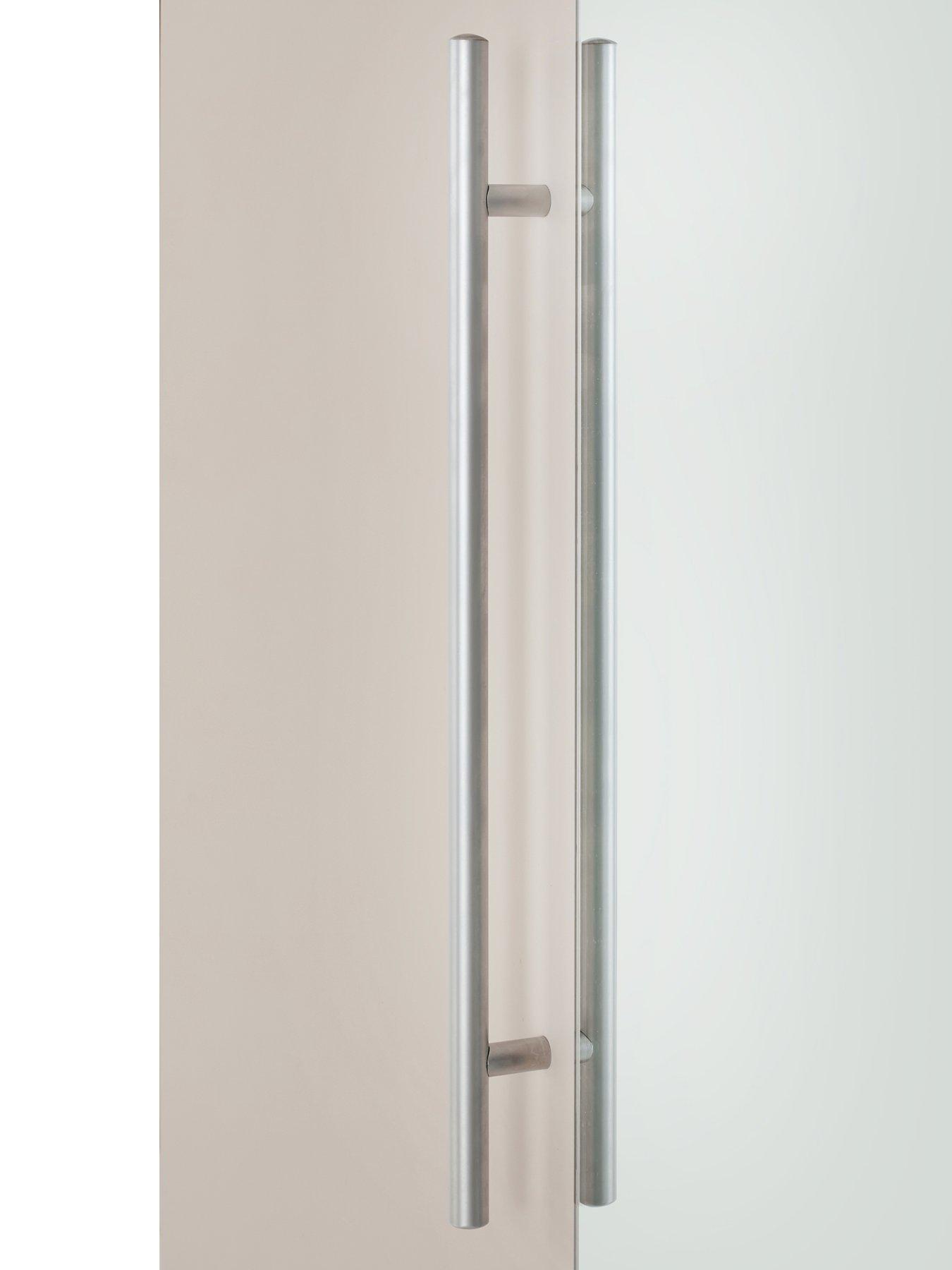 Image 6 of 7 of The Very Collection Prague 3 Door Mirrored Wardrobe - Oatmeal