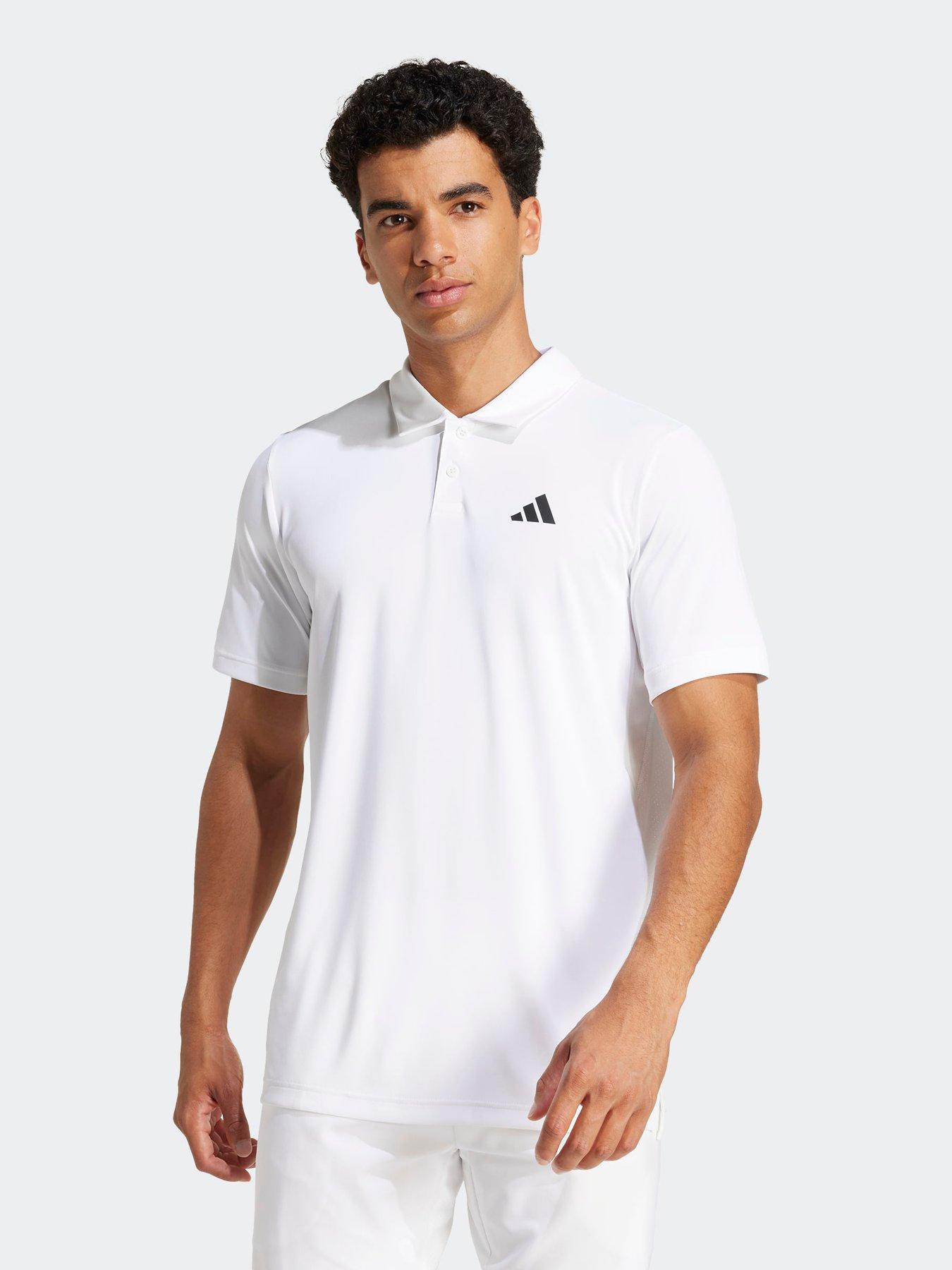 adidas Mens Tennis Club Polo - White