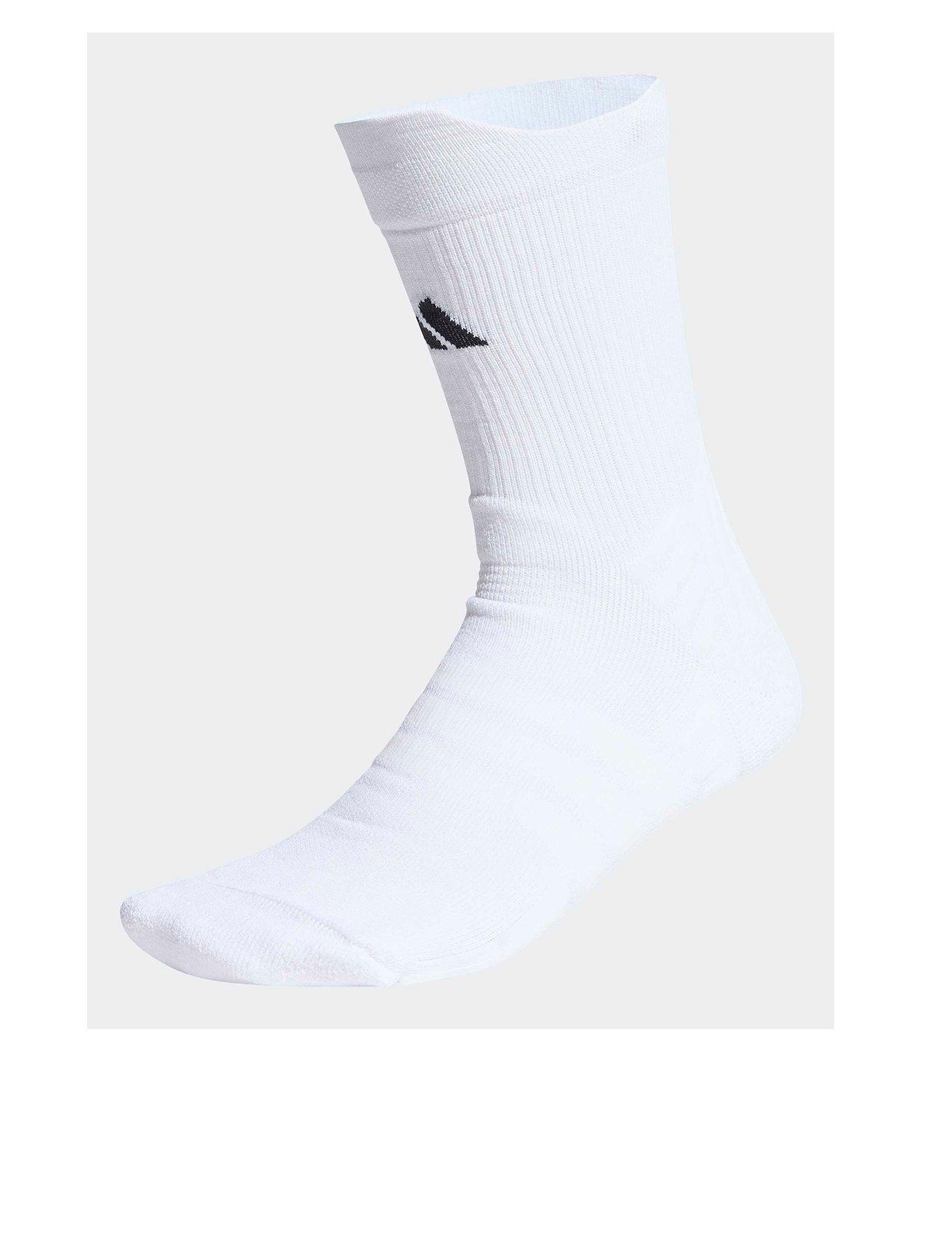 adidas Mens Tennis Crew Sock - White
