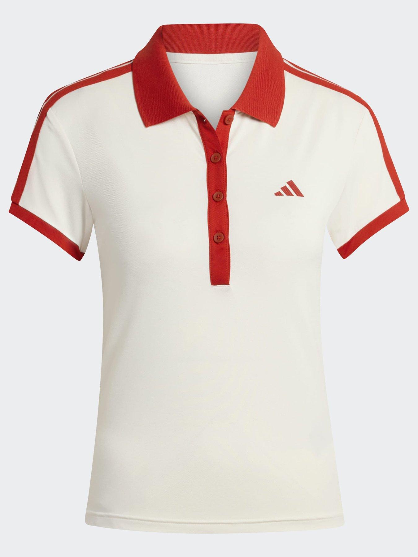Image 1 of 1 of adidas Womens Tennis Heritage Polo - White