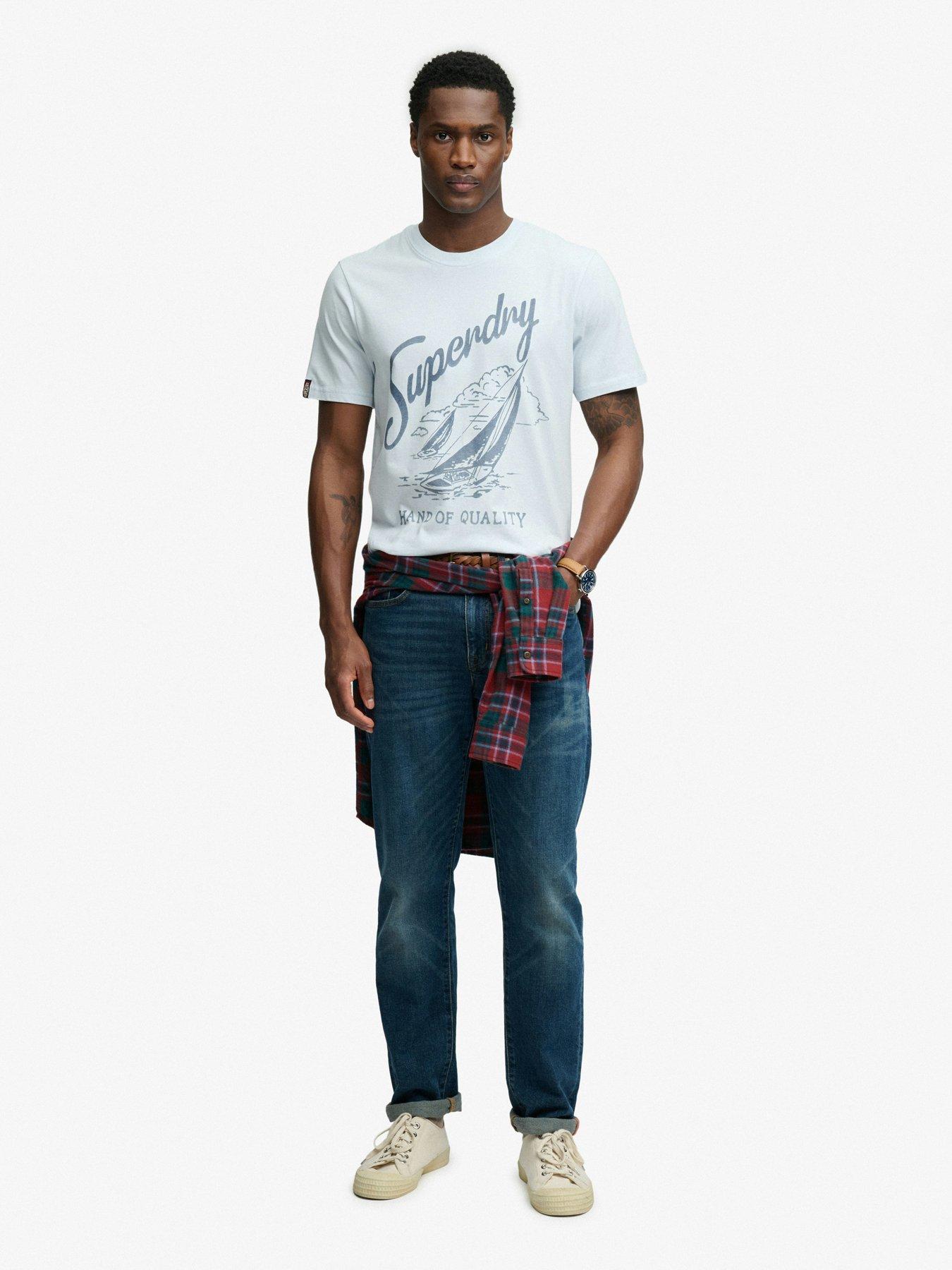 Image 3 of 7 of Superdry Superdry Lo-fi Dockside T-shirt - Blue