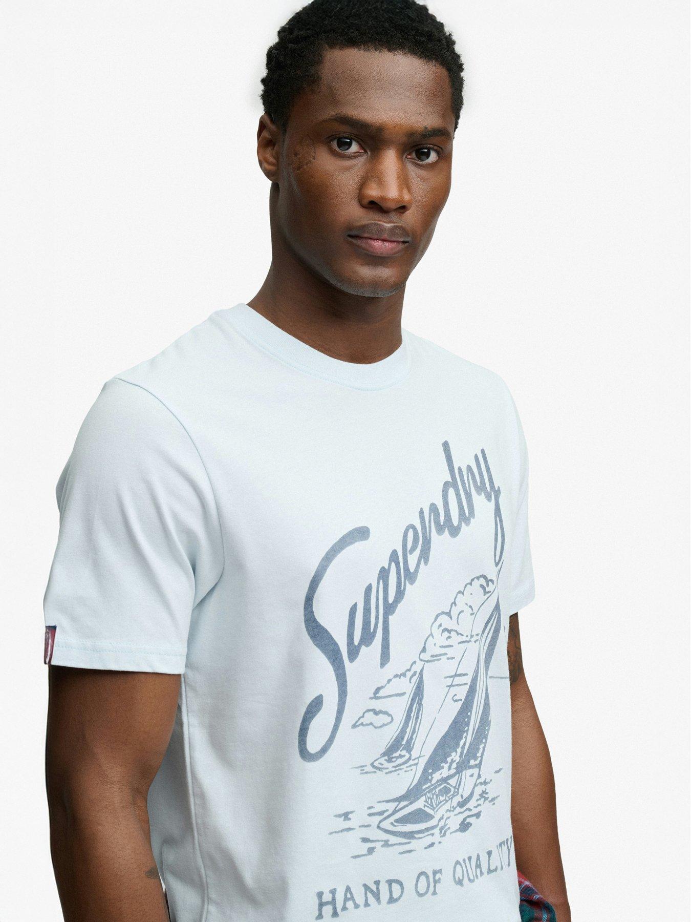 Image 4 of 7 of Superdry Superdry Lo-fi Dockside T-shirt - Blue