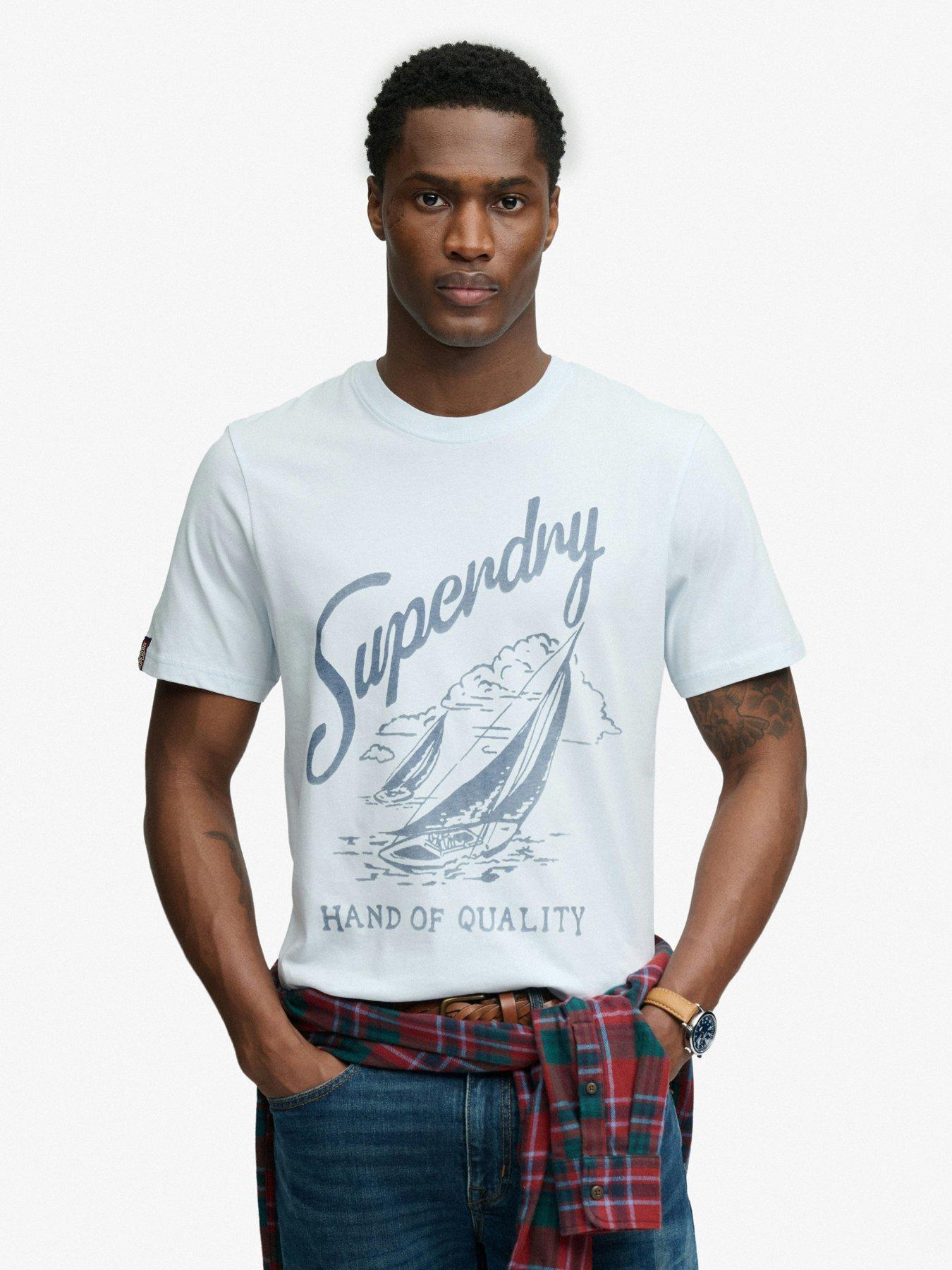 Image 5 of 7 of Superdry Superdry Lo-fi Dockside T-shirt - Blue