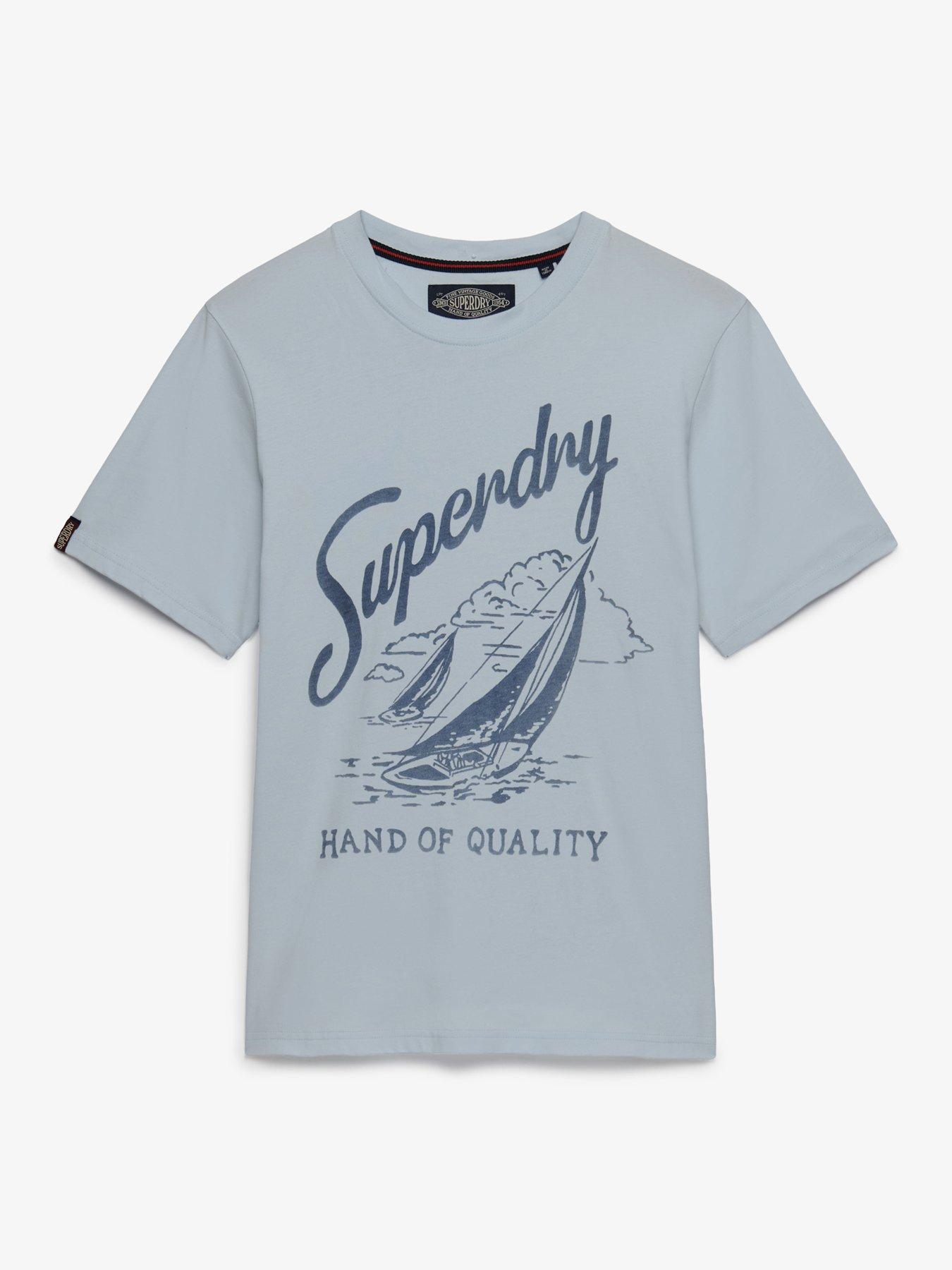 Image 7 of 7 of Superdry Superdry Lo-fi Dockside T-shirt - Blue
