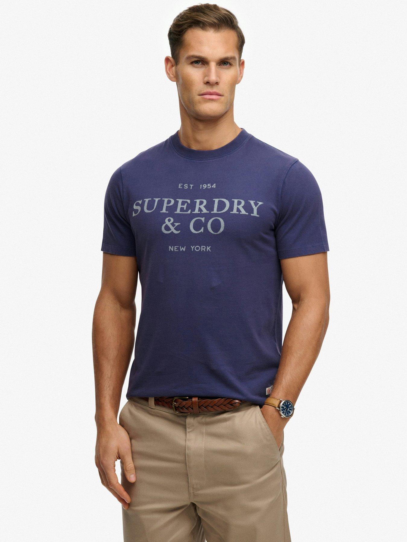 Superdry Superdry 1954 Company Print Relaxed Fit T-shirt - Blue
