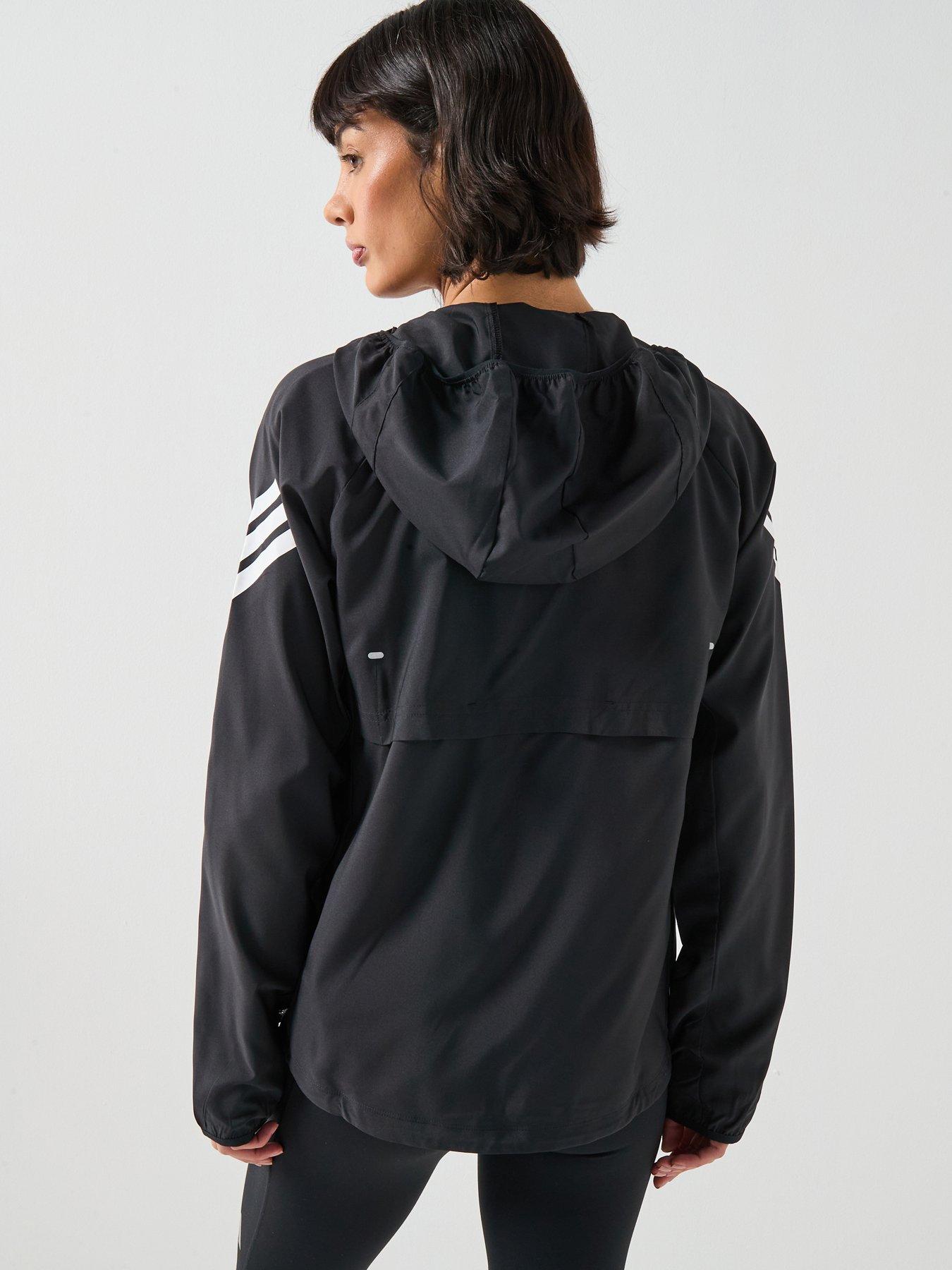Image 2 of 6 of adidas Womens Running Adi365 Iconic Stripes Jacket - Black
