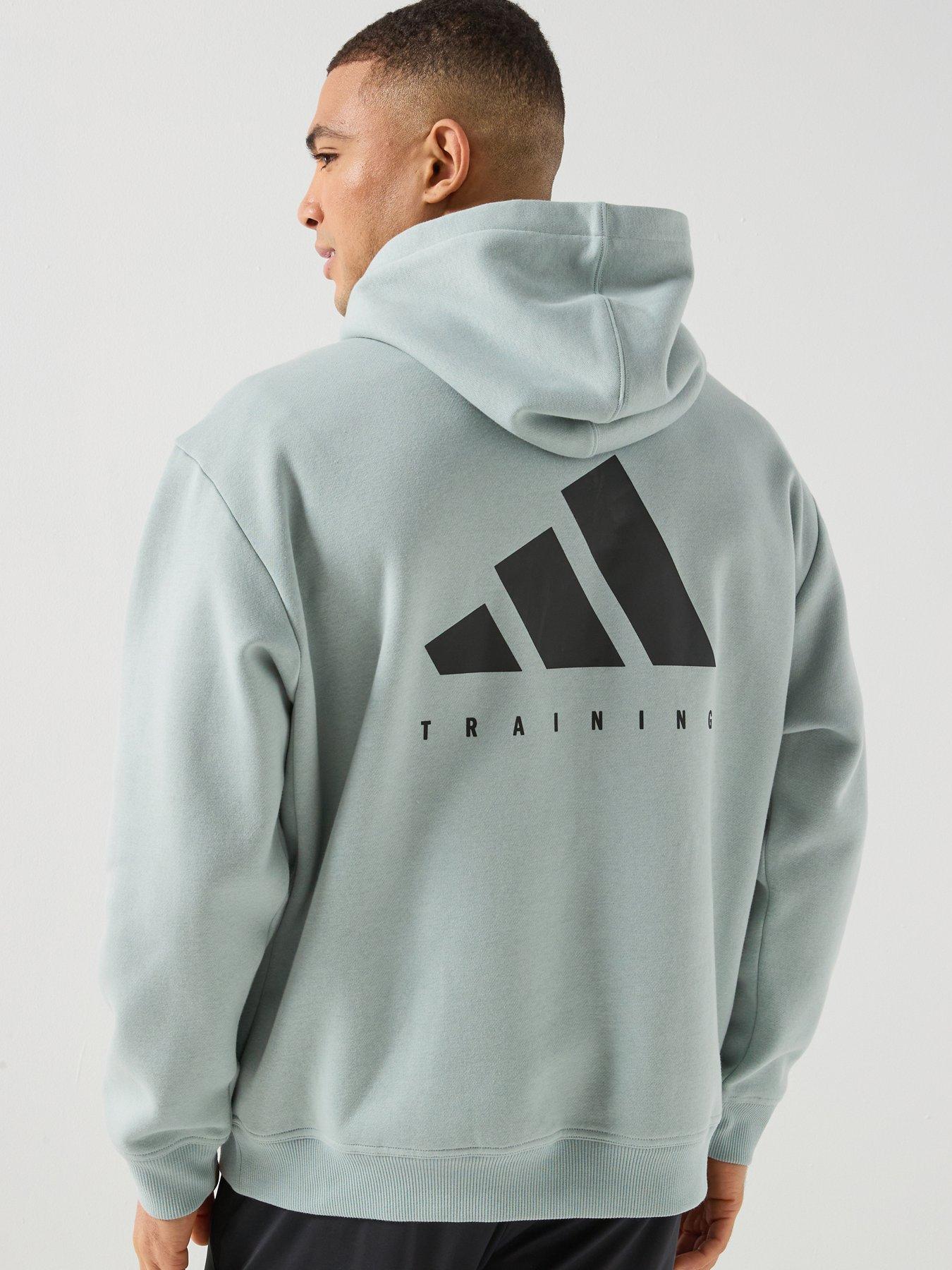 adidas Mens Training Power Oversized Hoodie, Wosa, Size S, Men