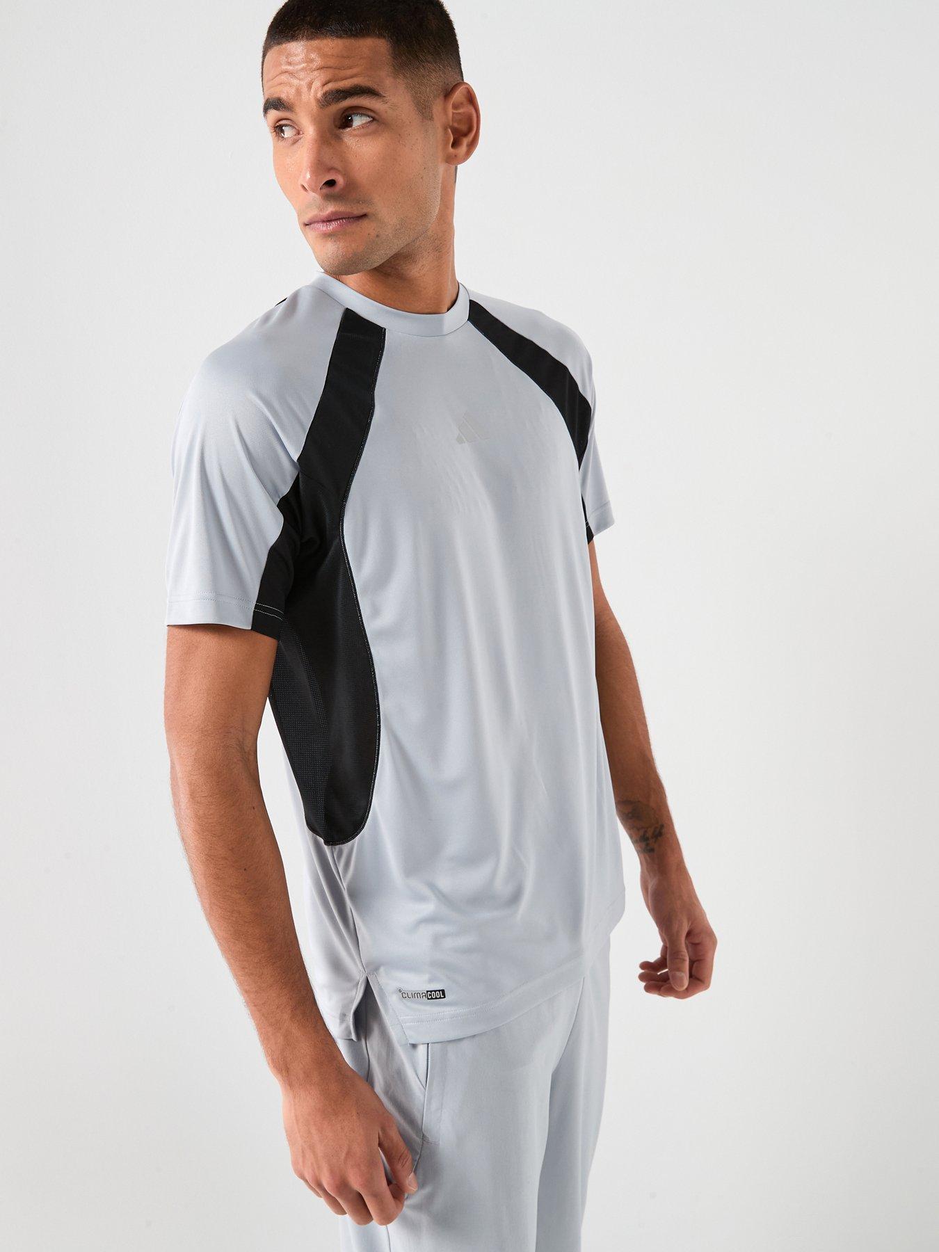 adidas: Mens Training Tech ClimaCool T-Shirt - Grey