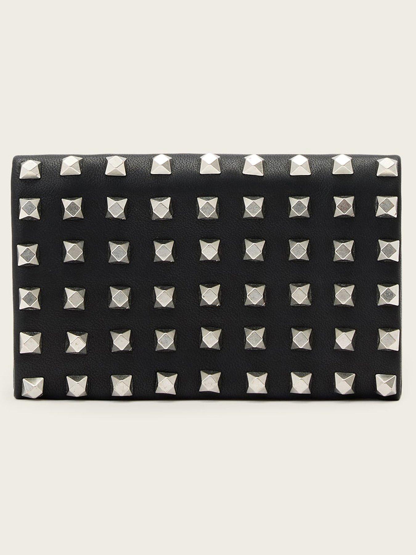 AllSaints Harluna Studed Wallet - Black