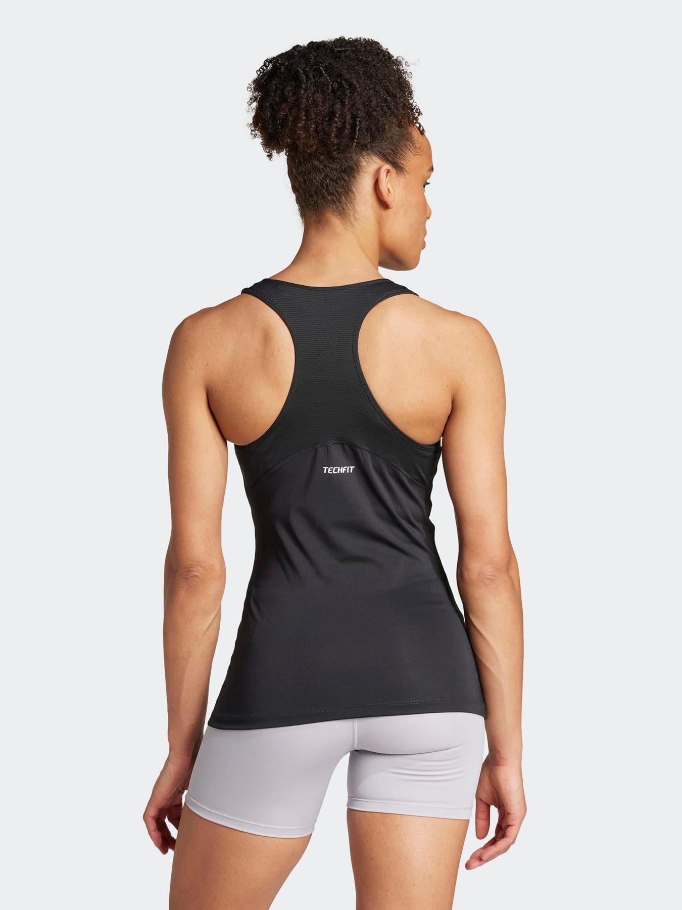 Image 2 of 7 of adidas Womens Training Techfit Tank - Black