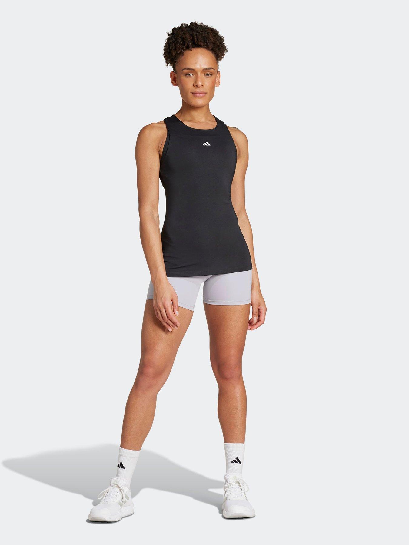 Image 4 of 7 of adidas Womens Training Techfit Tank - Black