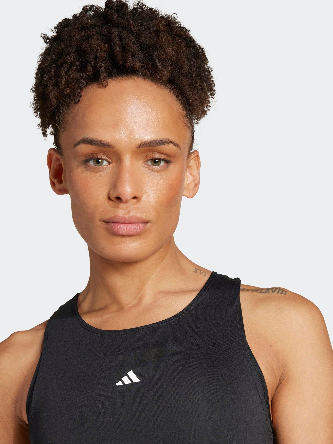 Image 5 of 7 of adidas Womens Training Techfit Tank - Black
