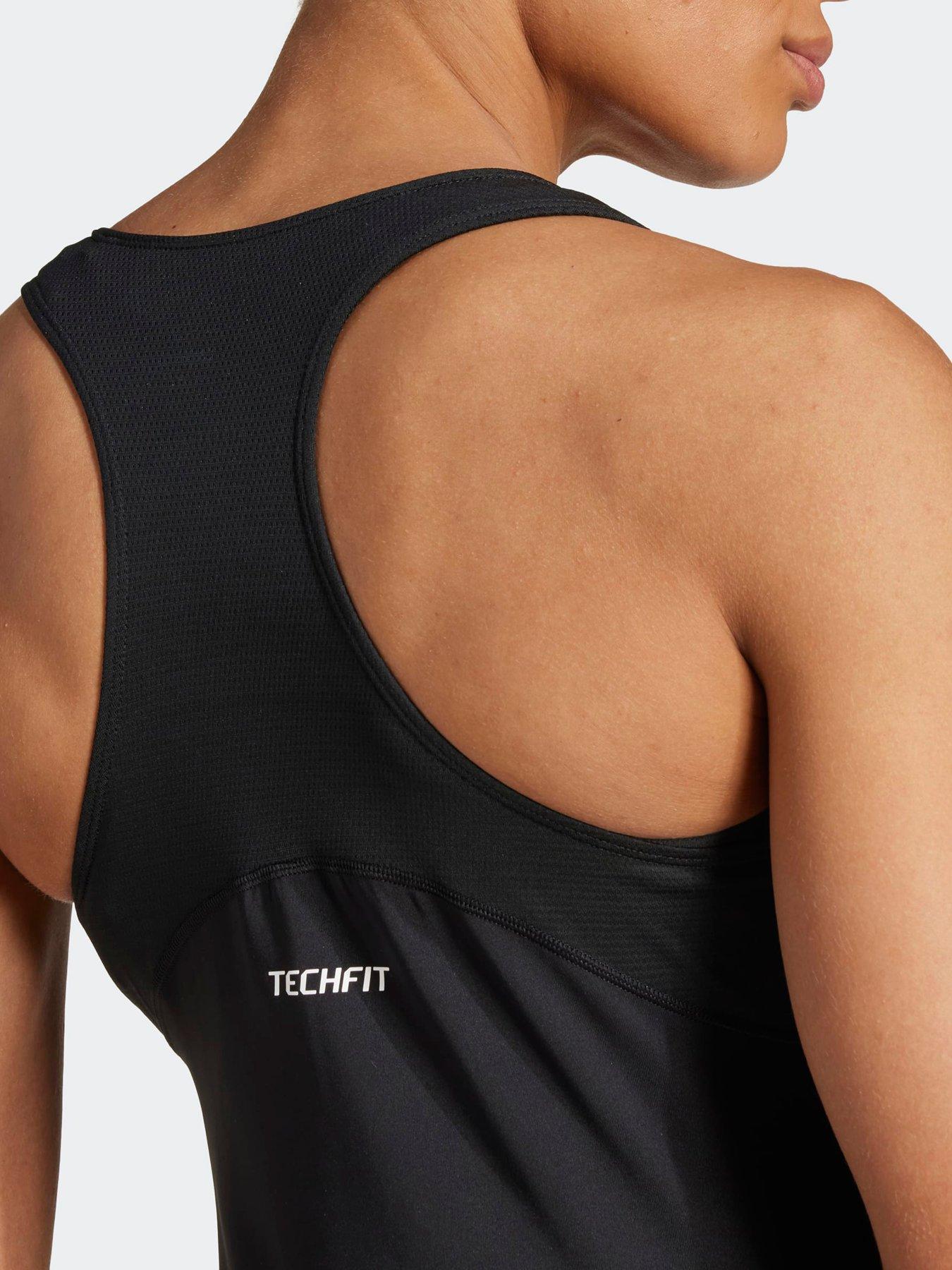 Image 6 of 7 of adidas Womens Training Techfit Tank - Black