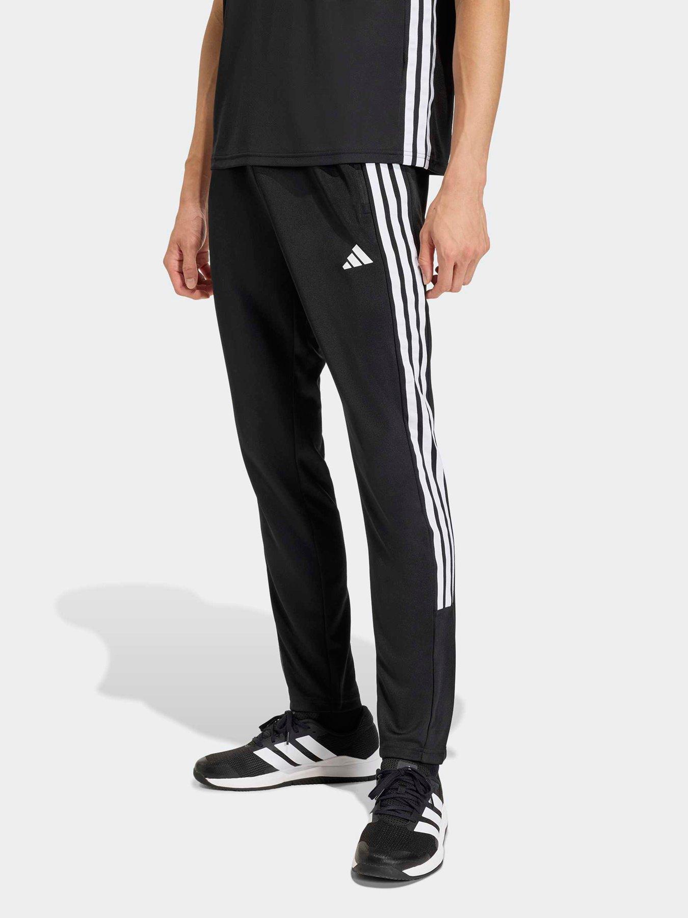 adidas Mens Training Workout Essentials Trousers, Black, Size S, Men