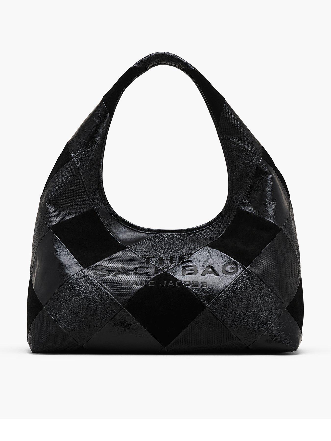 MARC JACOBS The Sack Bag Patchwork Suede - Black