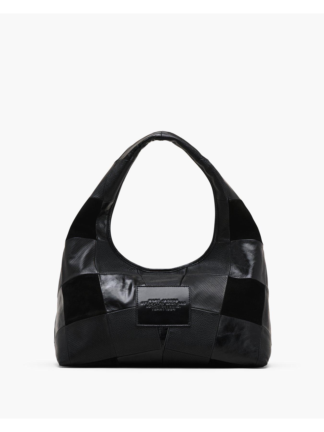 Image 2 of 4 of MARC JACOBS The Sack Bag Patchwork Suede - Black