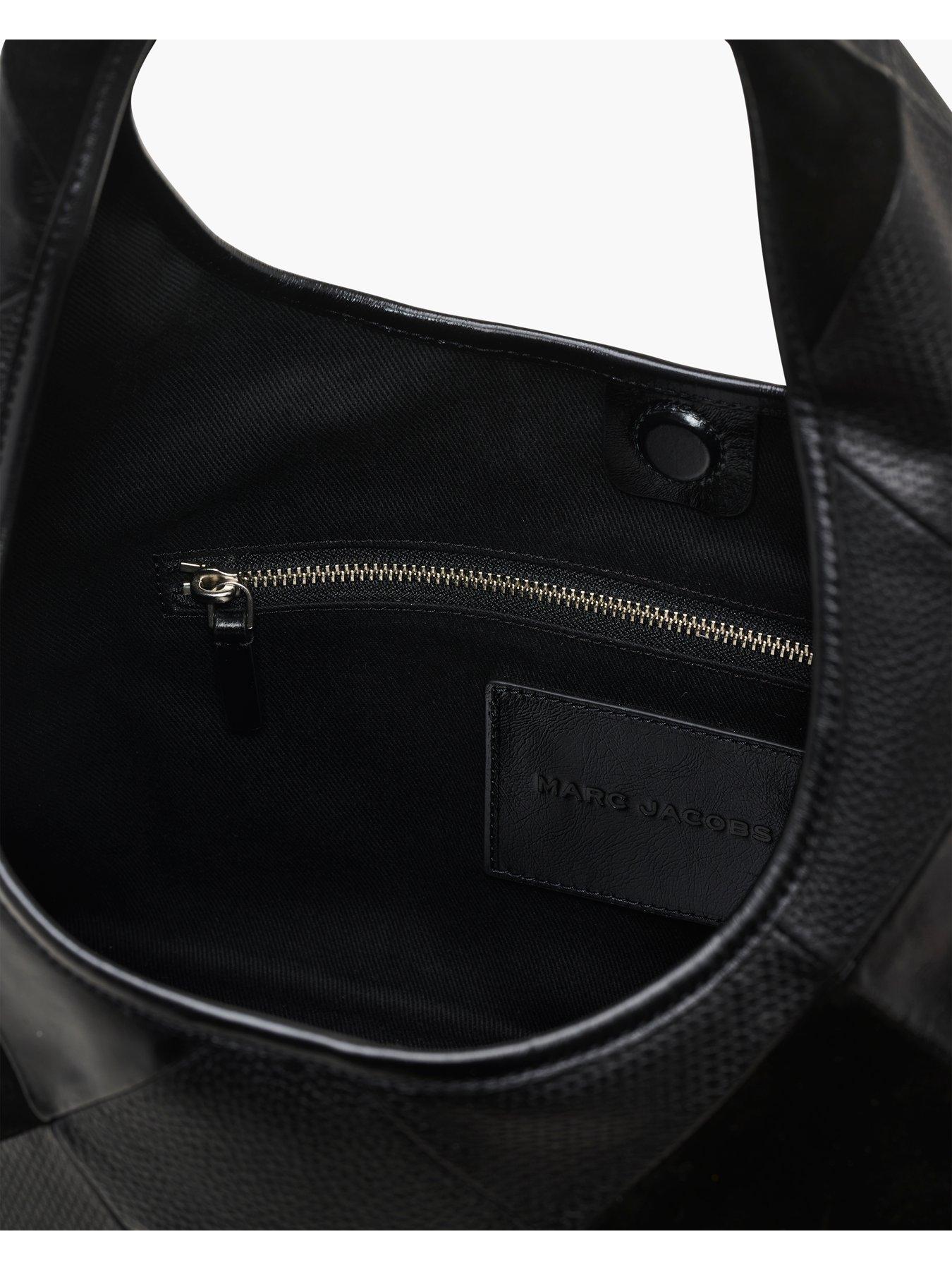 Image 4 of 4 of MARC JACOBS The Sack Bag Patchwork Suede - Black