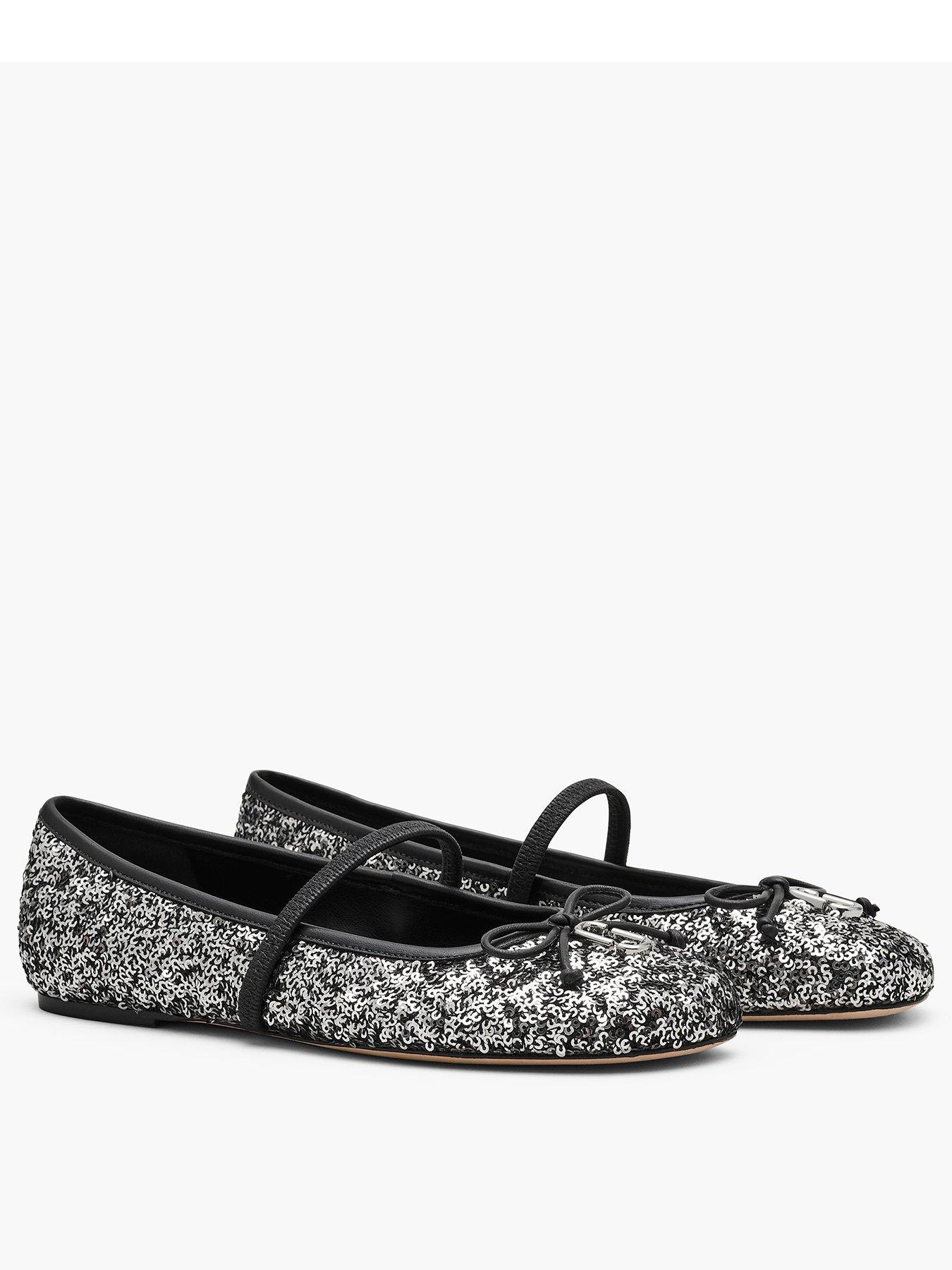 Image 3 of 4 of MARC JACOBS The Sabrina Ballerina - Silver