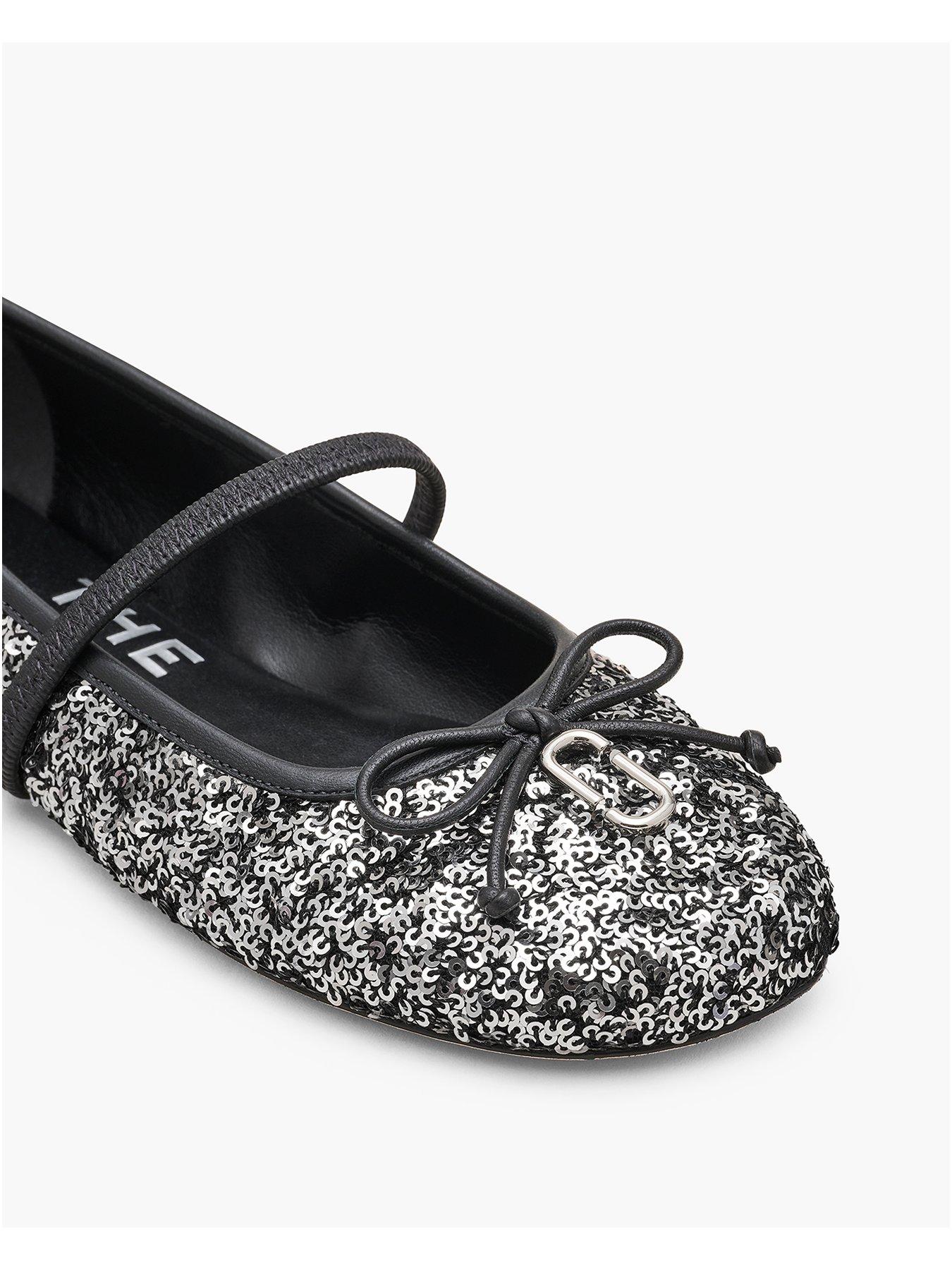 Image 4 of 4 of MARC JACOBS The Sabrina Ballerina - Silver