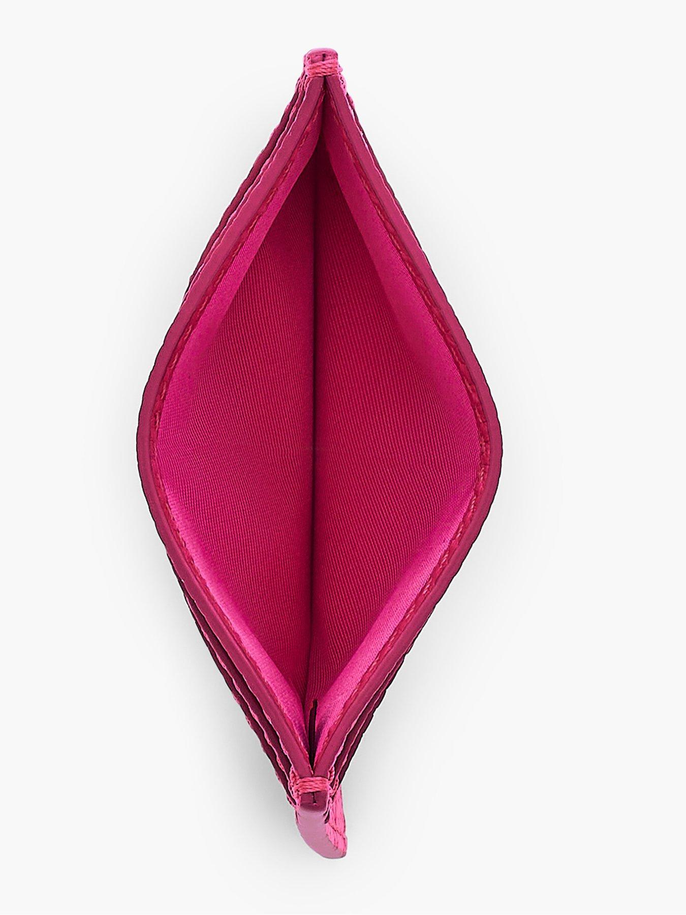 Image 3 of 3 of MARC JACOBS The Leather Card Case - Pink