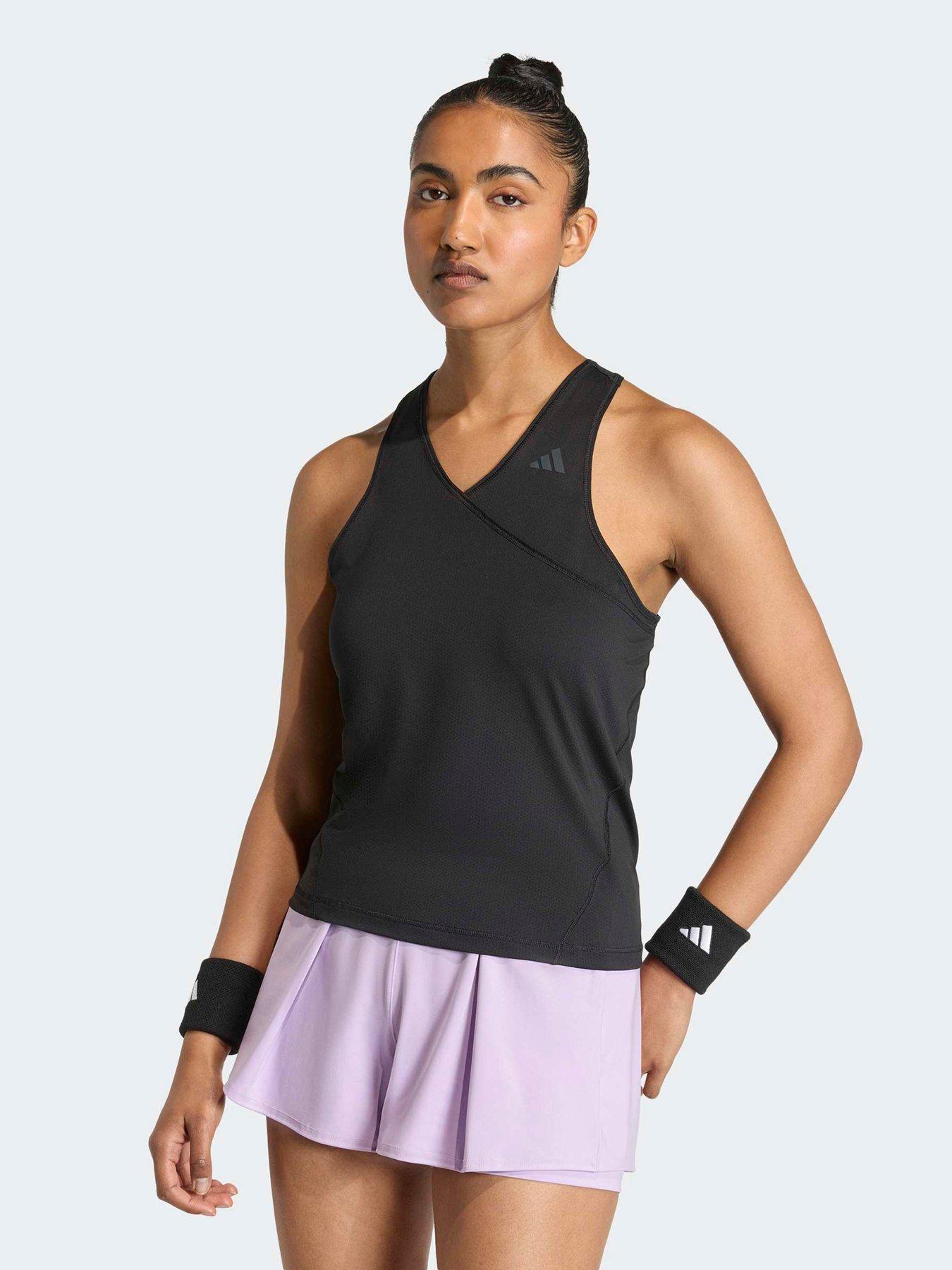 adidas Womens Tennis Club Tank V - Black