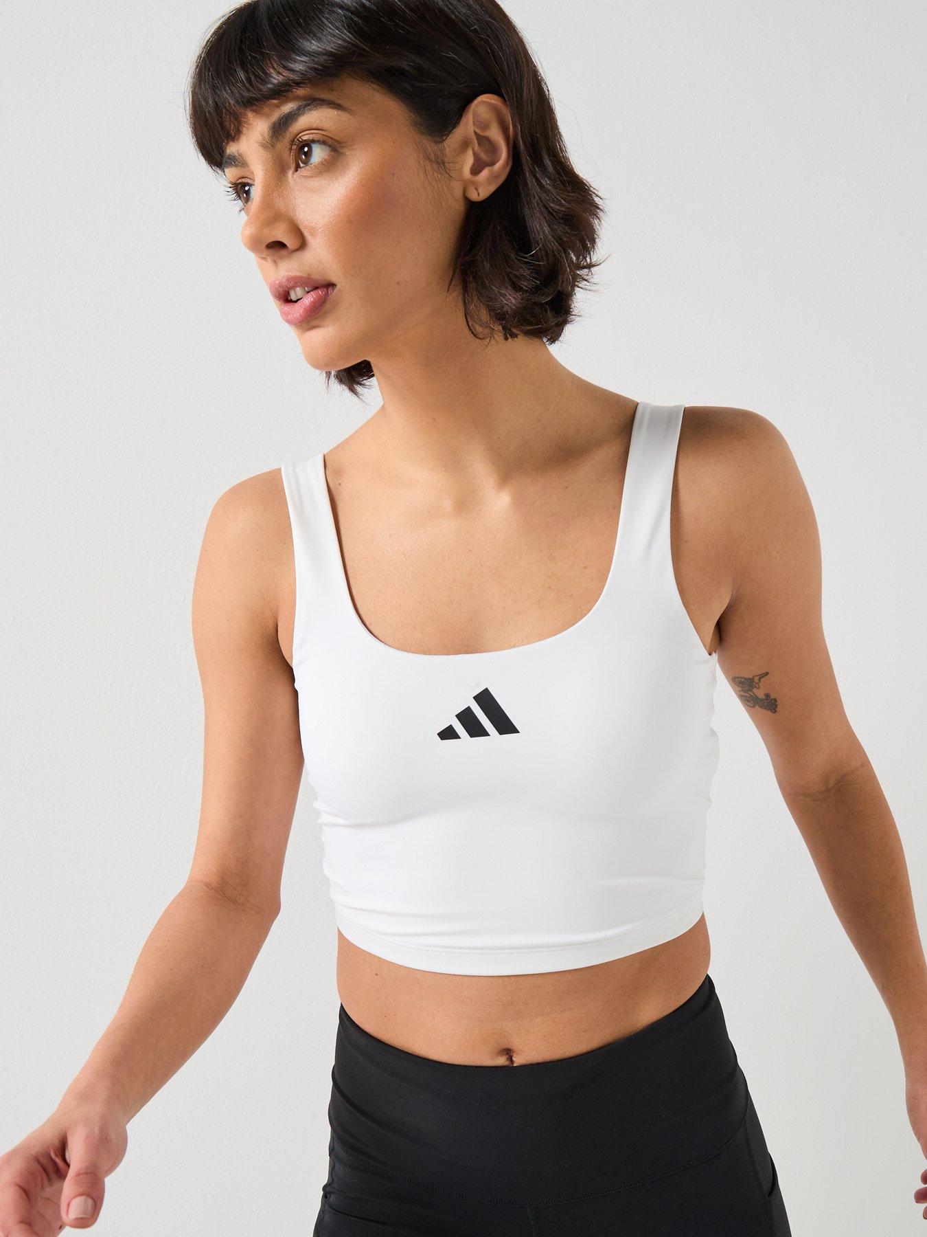 adidas Womens Training Power Tank - White