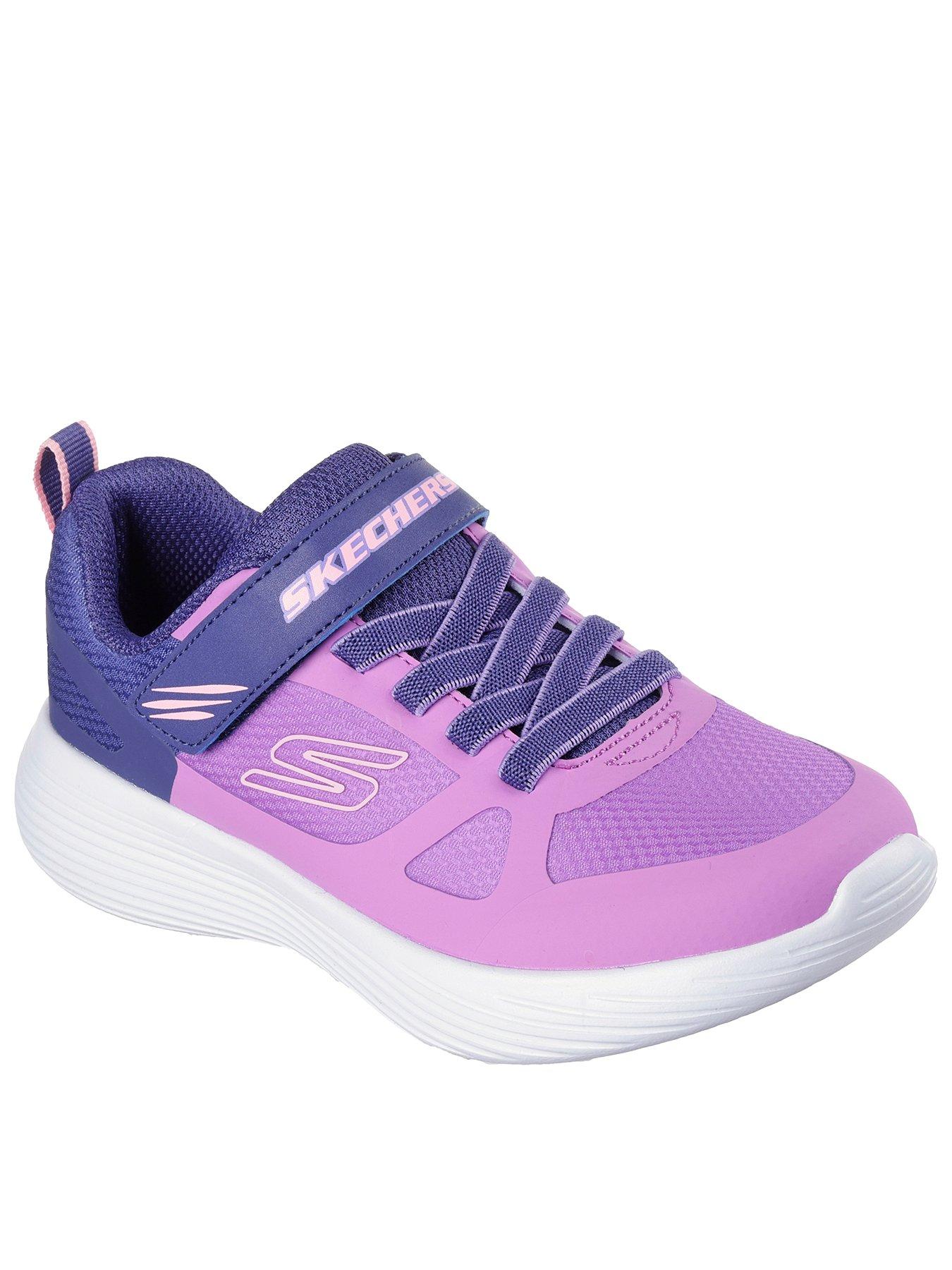 Skechers Kids Gore And Strap Color Blocked Mesh Sneaker W/ 3d Print Details, Pink, Size 2 Older
