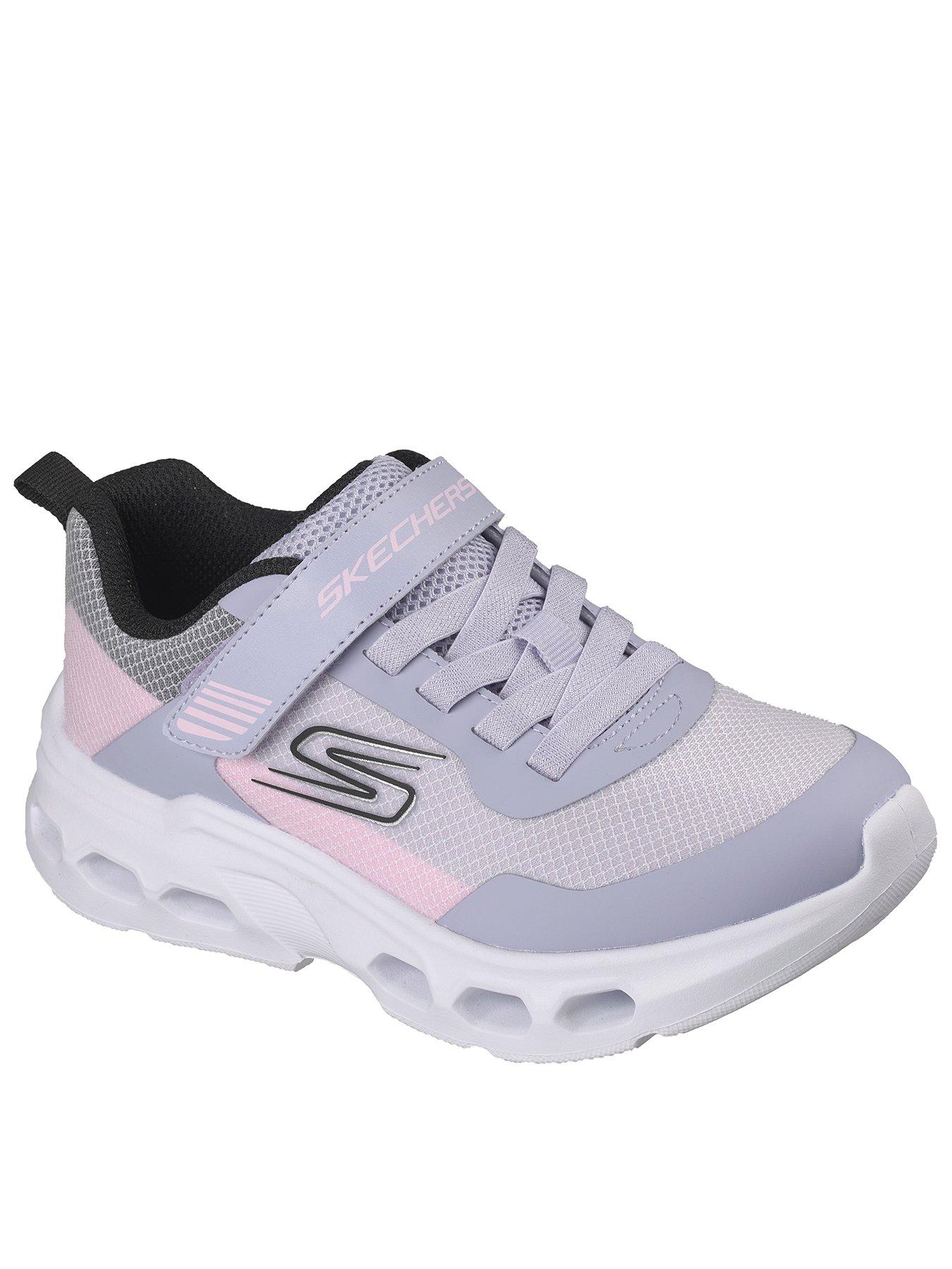 Skechers Kids Gore And Strap Mesh Sneaker W/3d Print