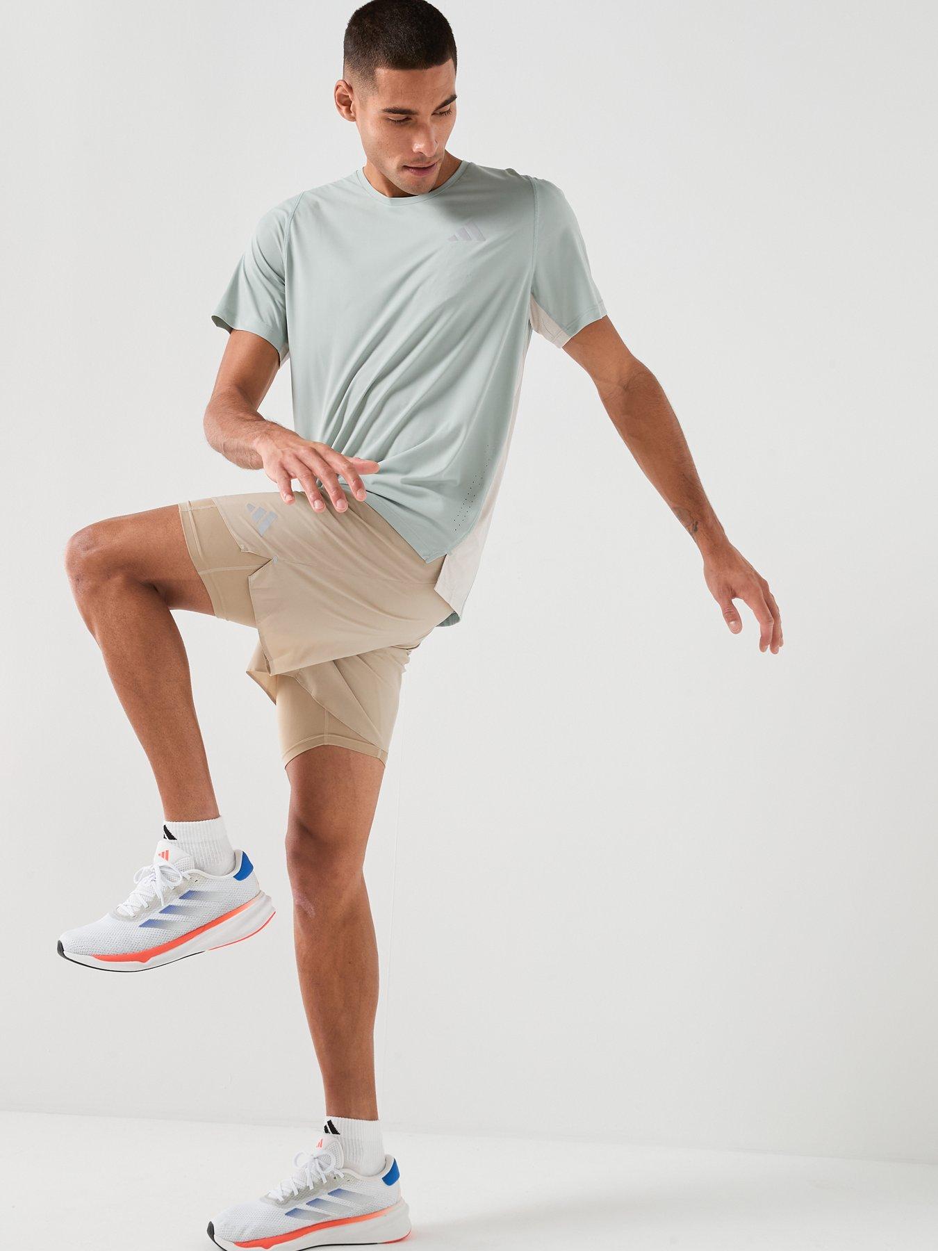 Image 3 of 6 of adidas Mens Running Breezy T-Shirt - Green
